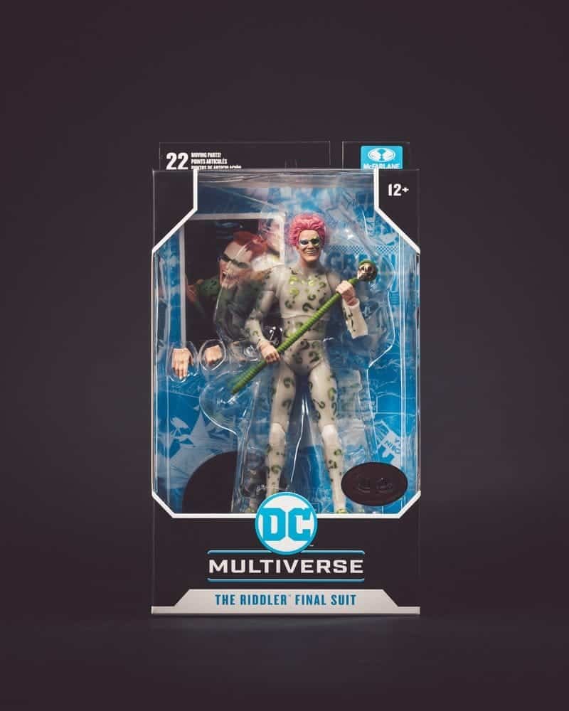 Mcfarlane Batman Forever DC Multiverse Action Figure Riddler (Final Suit) (Red Platinum Edition) 18 cm