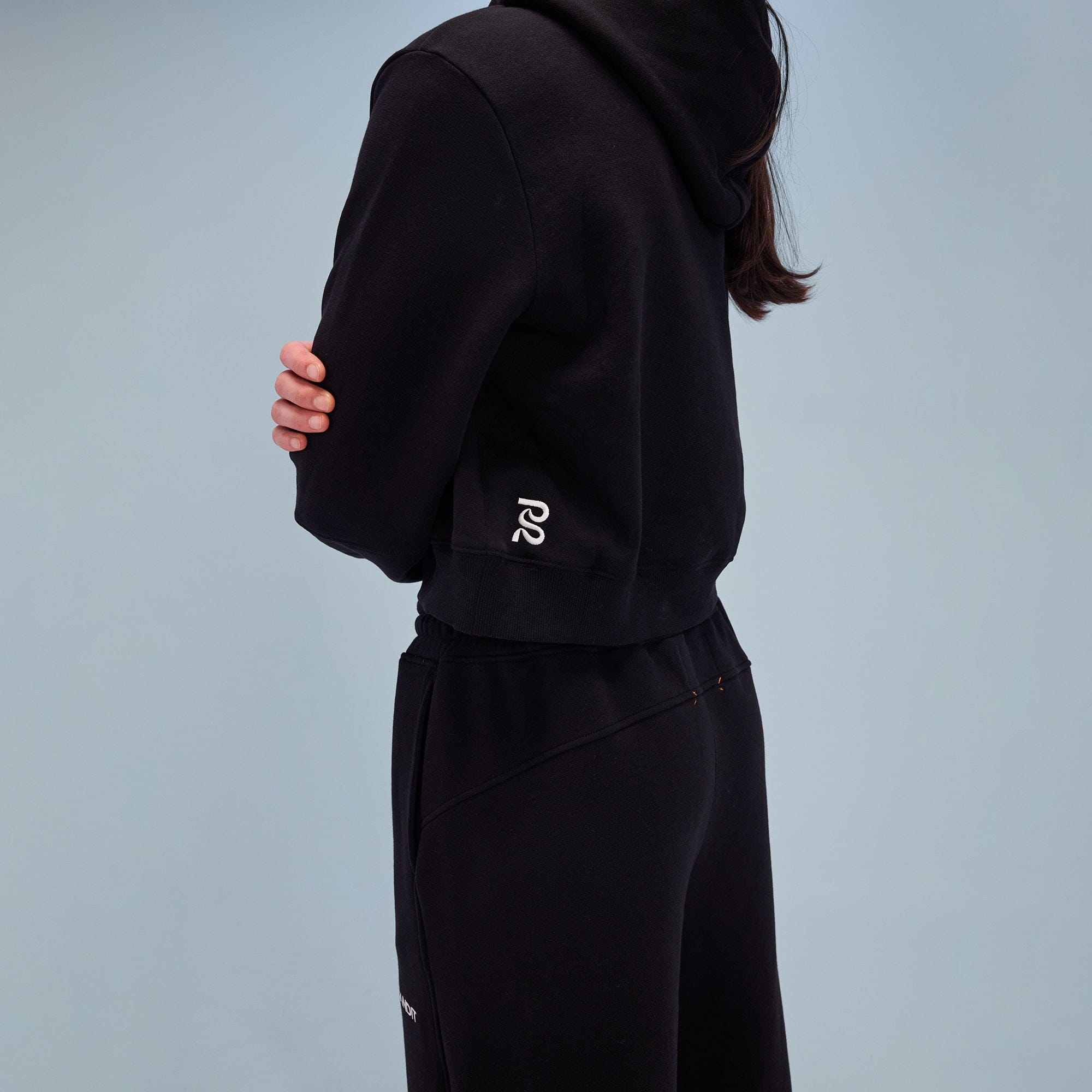 Bandit Running Womens Stitch Logo Cropped Hoodie
