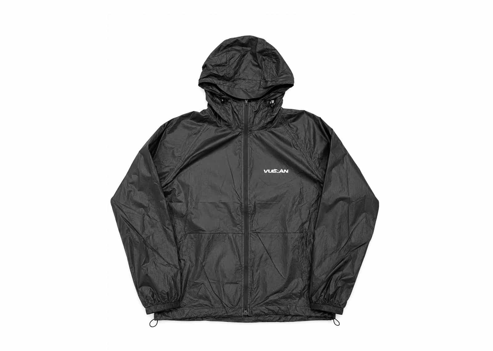 Vulcan Logo Uv Block Hoodie Black