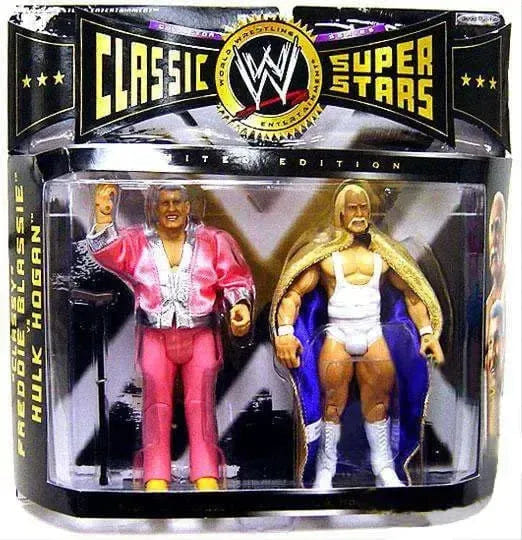 WWE Wrestling - Classic Superstars Series 4 Classy Freddie Blassie & Hulk Hogan Exclusive Action Figure 2 - Pack
