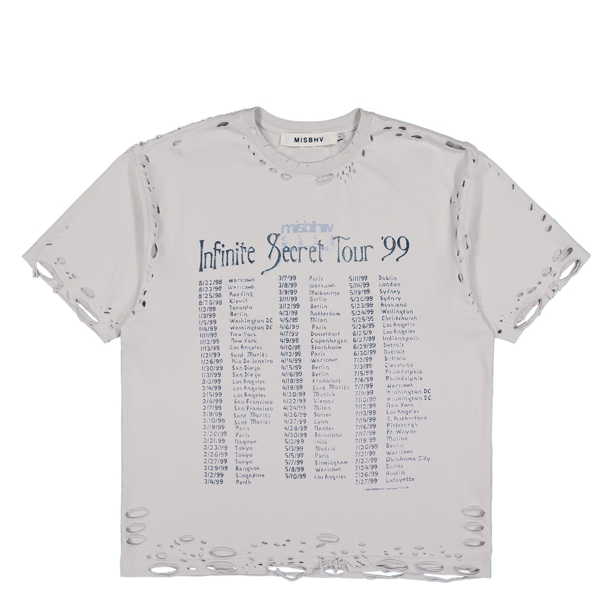 Misbhv Tour 99 T - Shirt