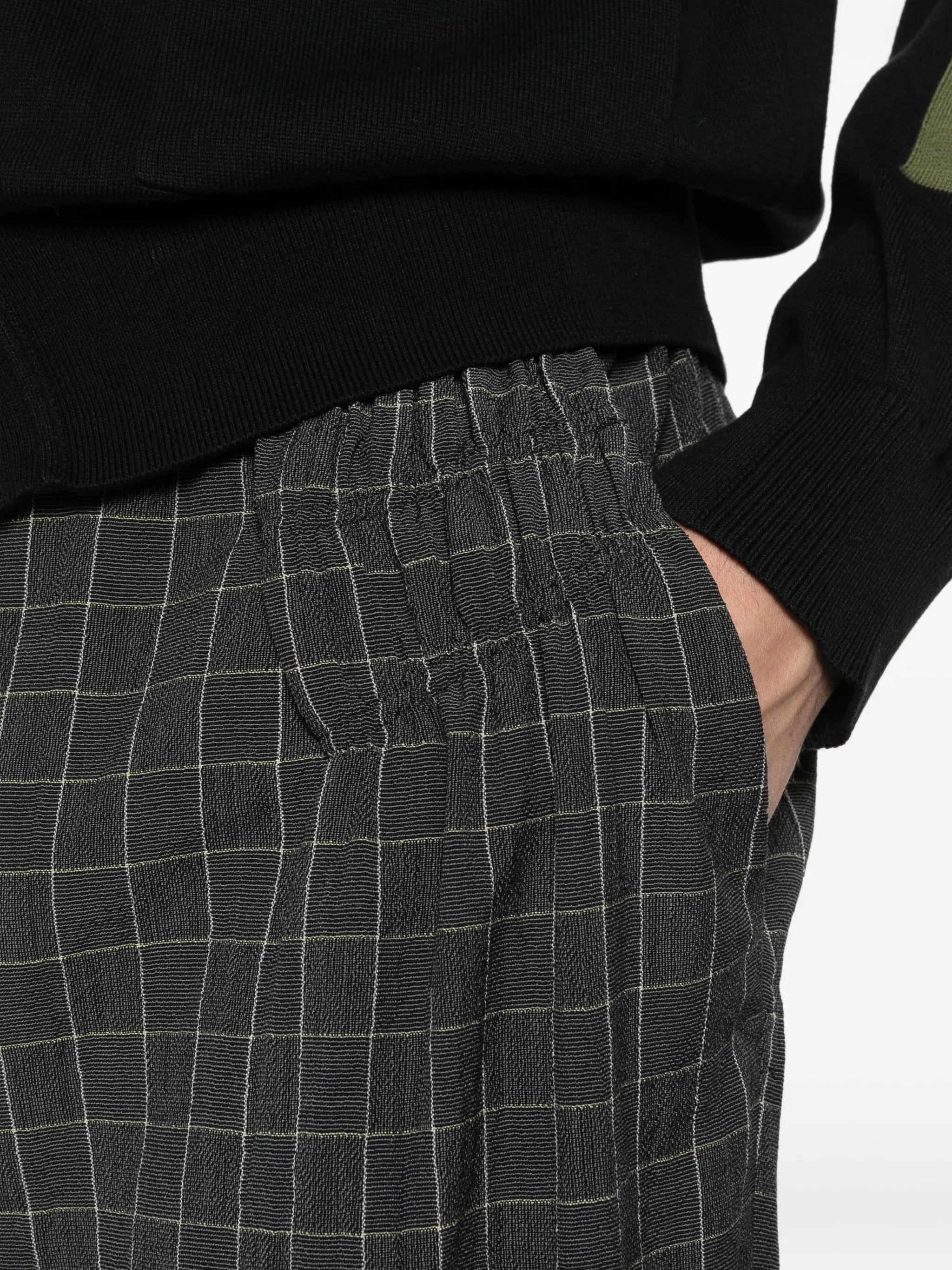 Kiko Kostadinov Minna gathered trousers