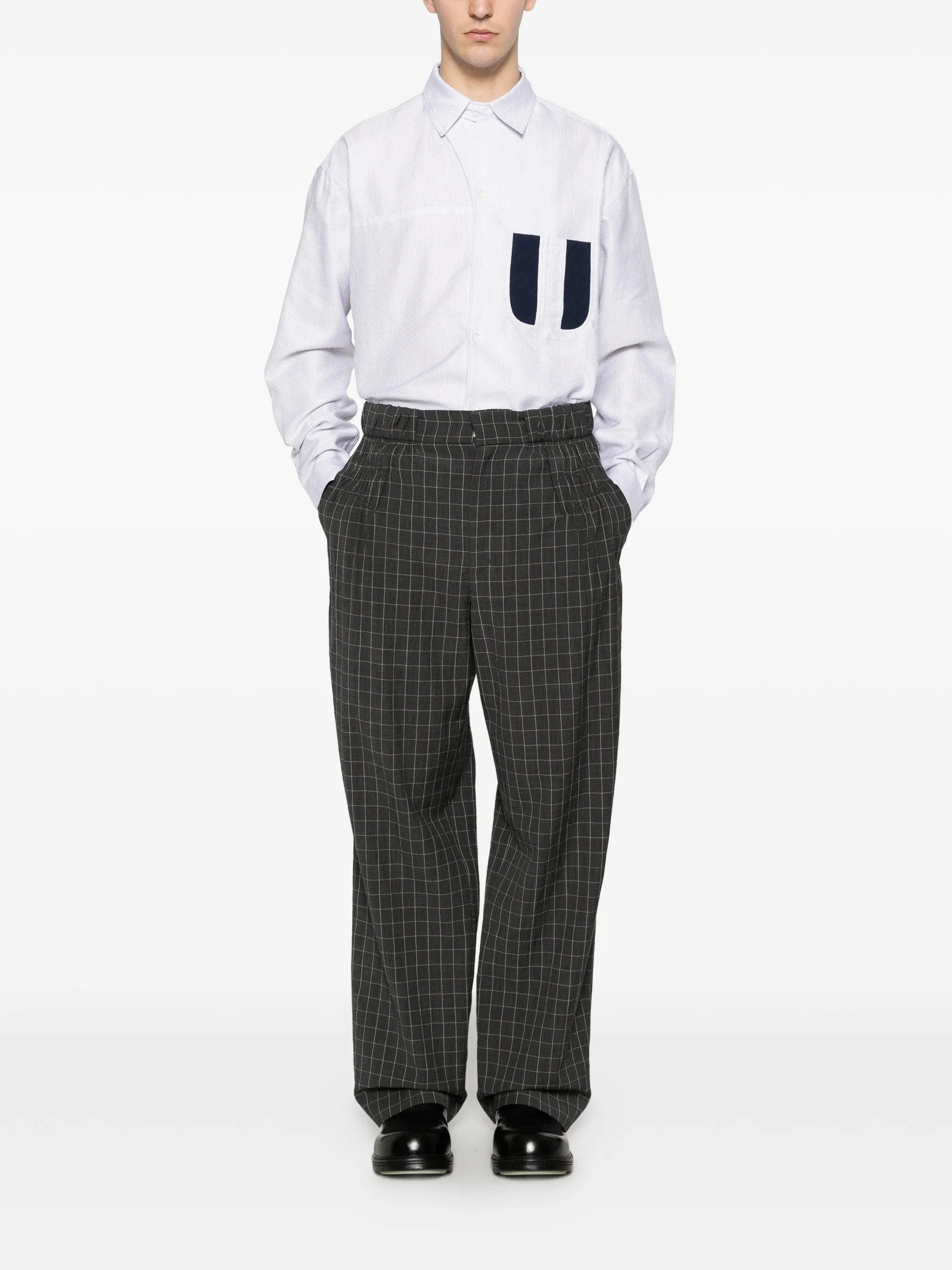 Kiko Kostadinov Veca panelled shirt