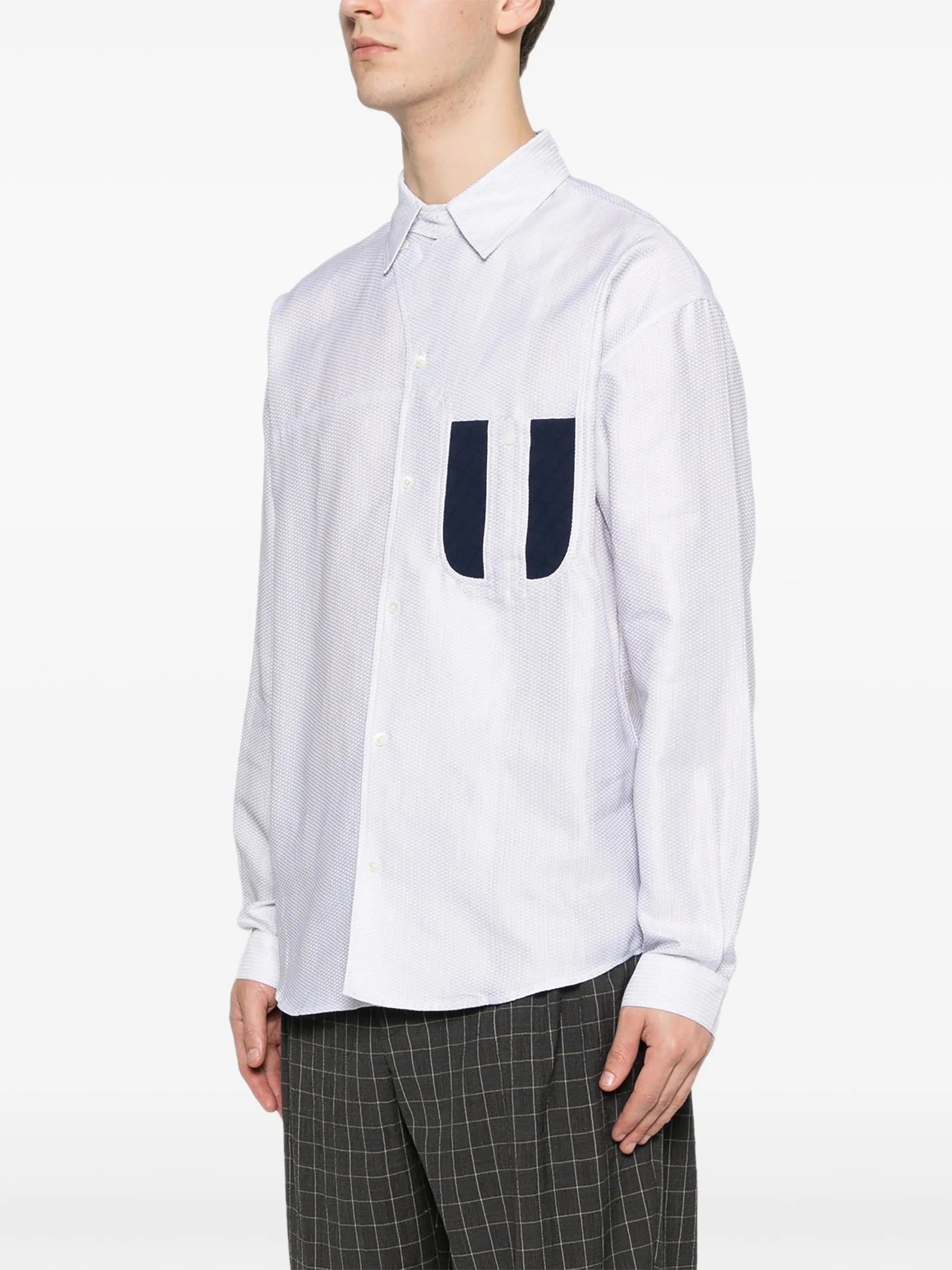 Kiko Kostadinov Veca panelled shirt
