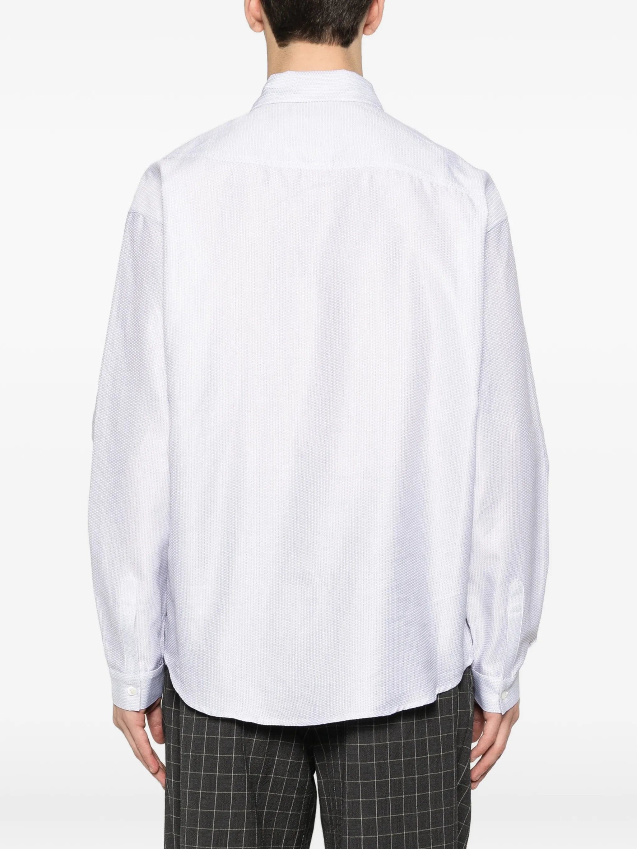 Kiko Kostadinov Veca panelled shirt