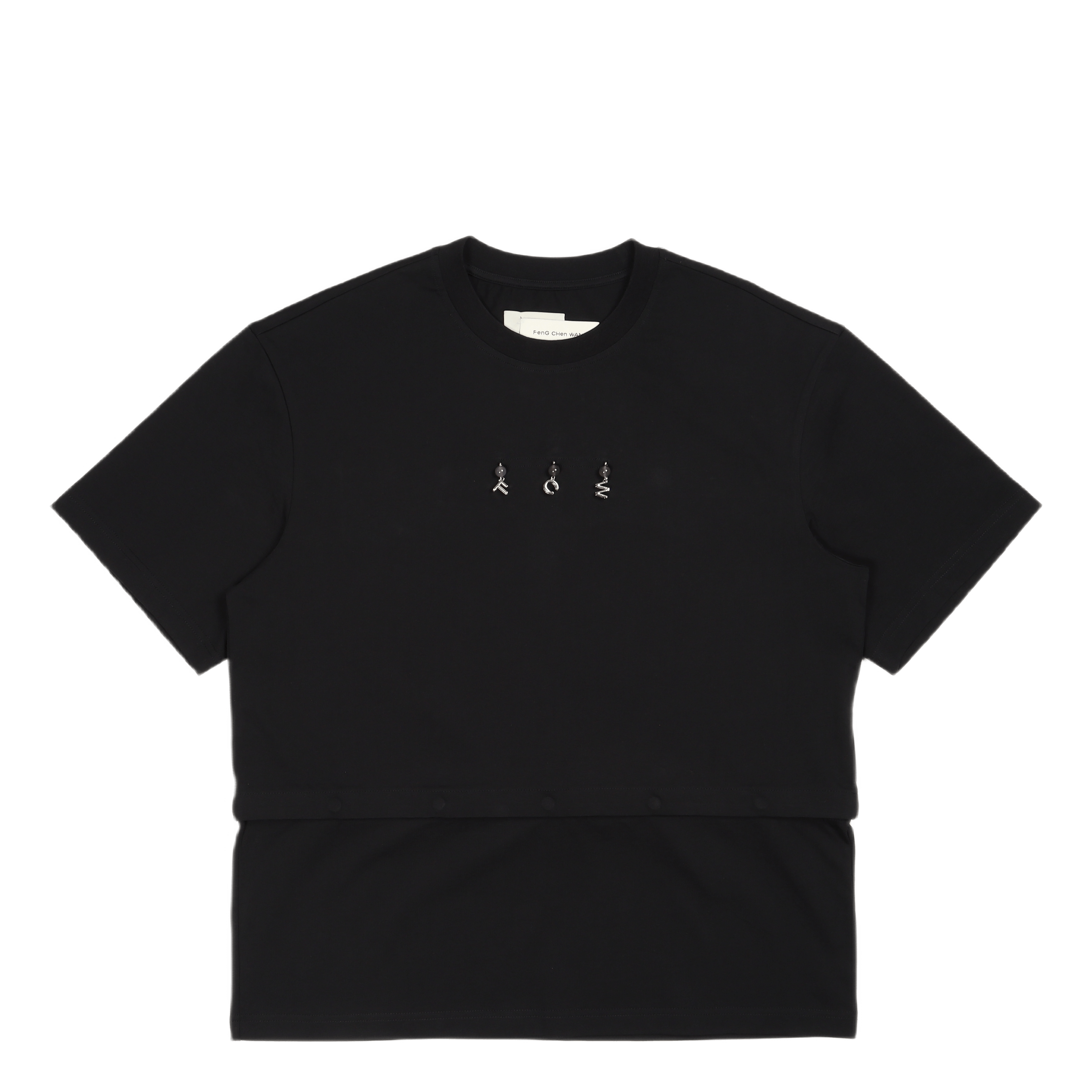 Feng Chen Wang fcw' Logo T - shirt Black
