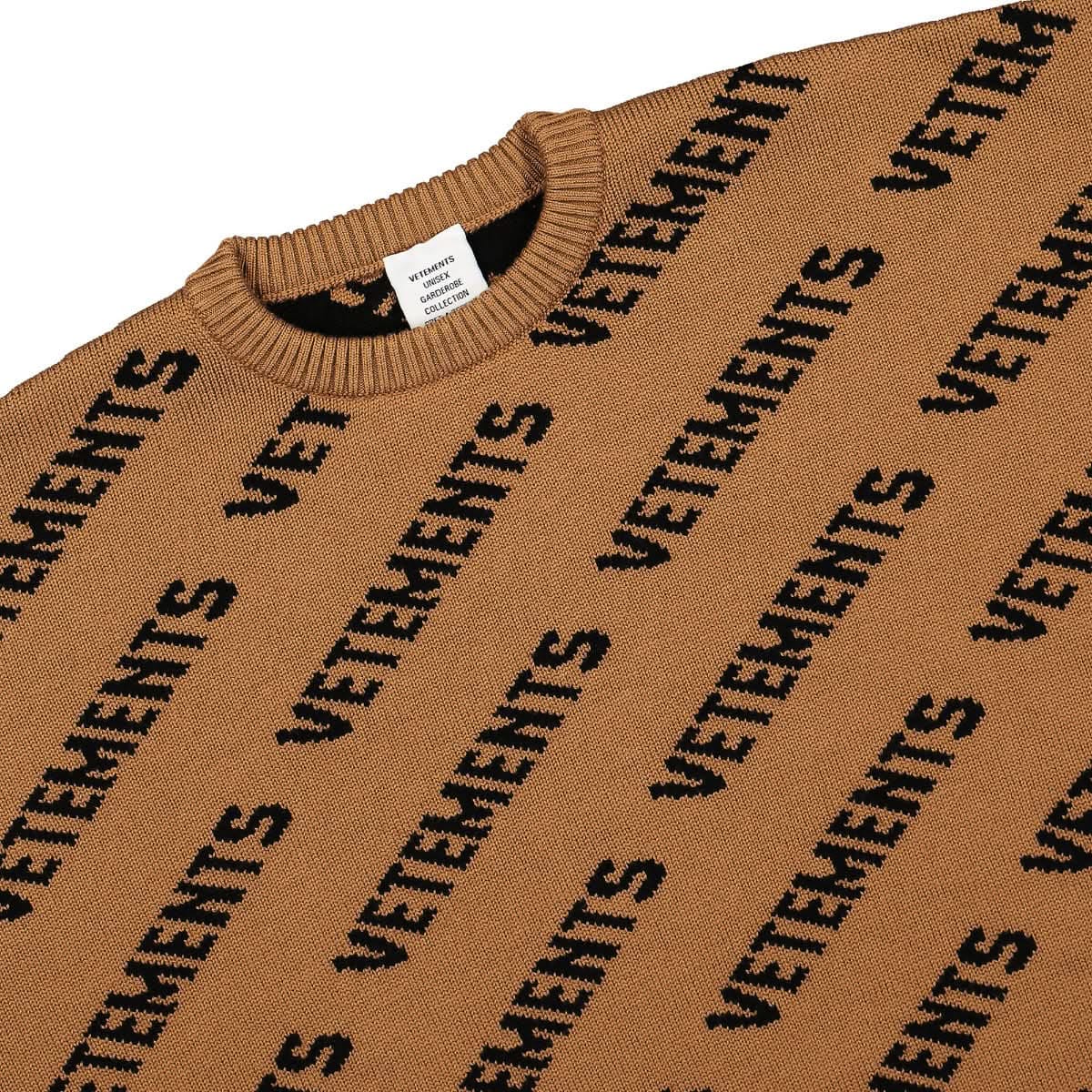 Vetements Monogram Knitted Sweater