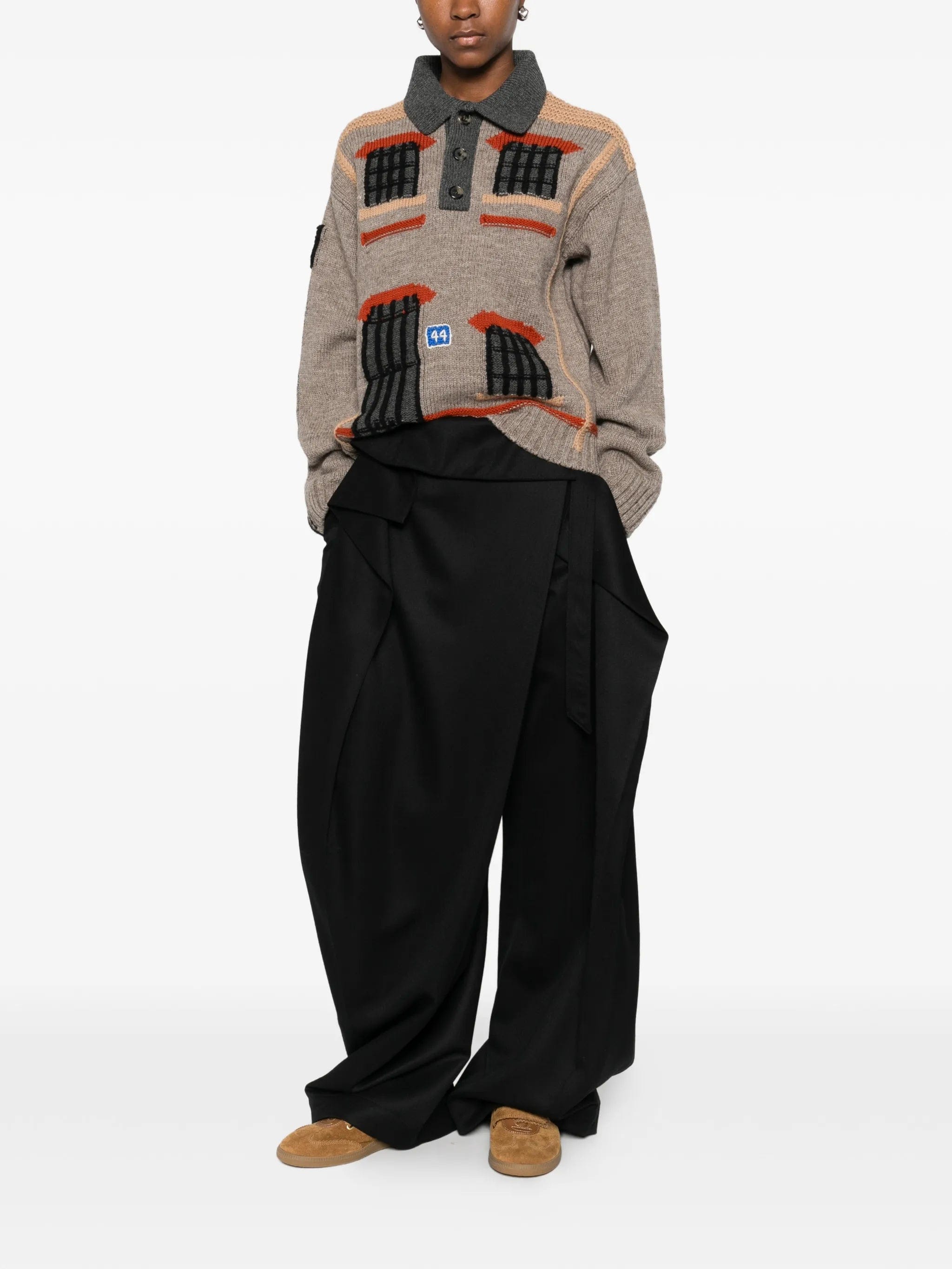 JW Anderson fold - over trousers