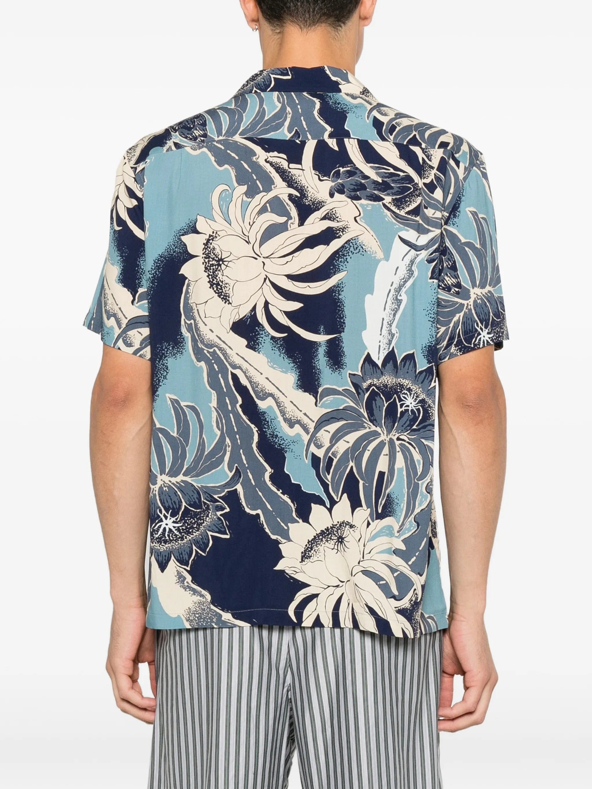 JW Anderson floral - print camp - collar shirt