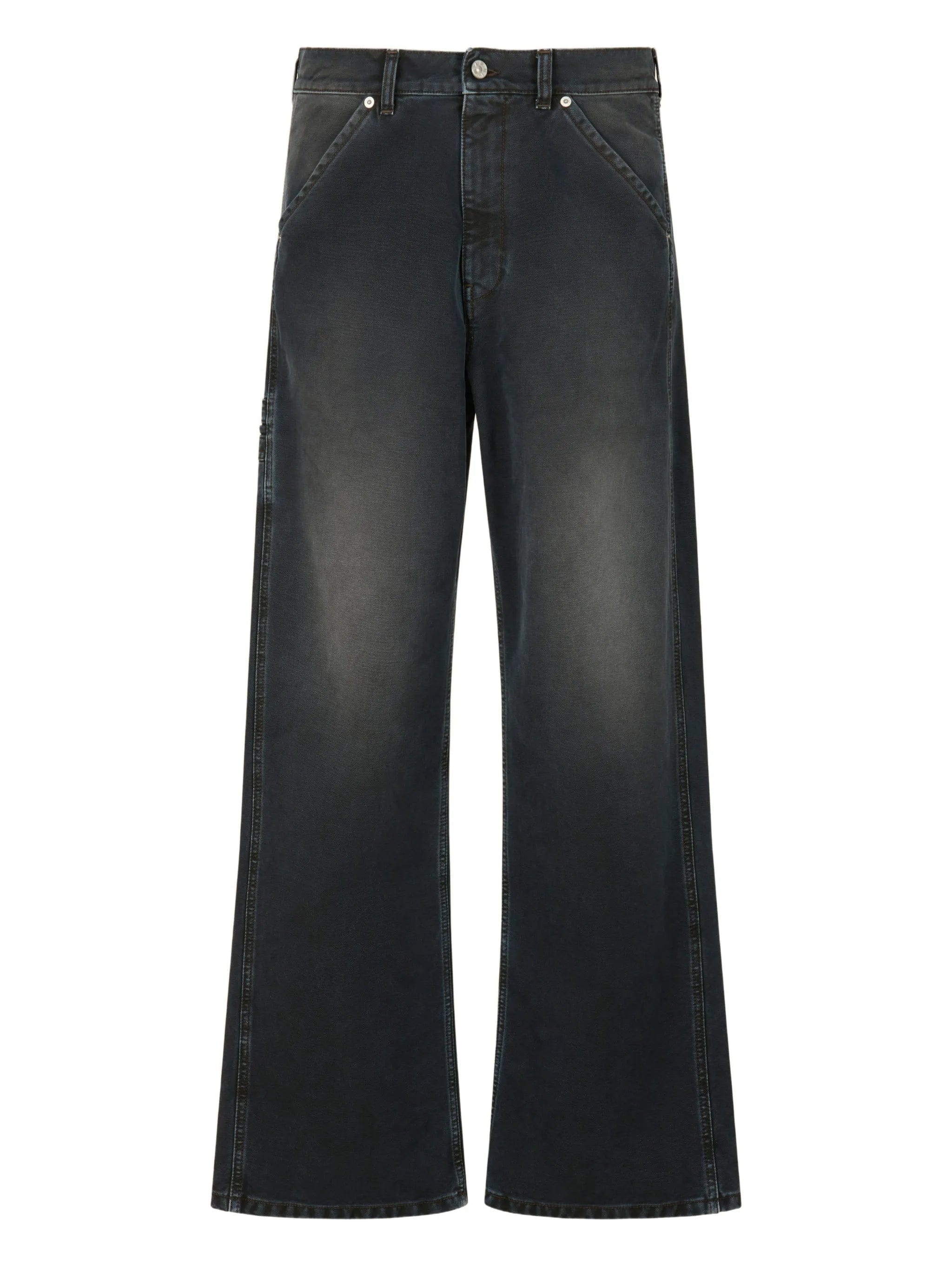 Marni flag - patch faded jeans