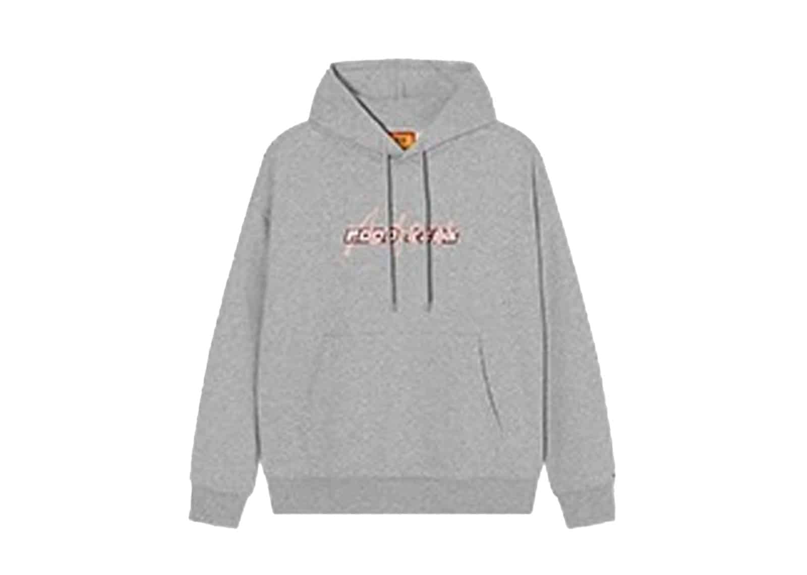 A Few Good Kids Ethnic Embroidered Logo Hoodie Grey