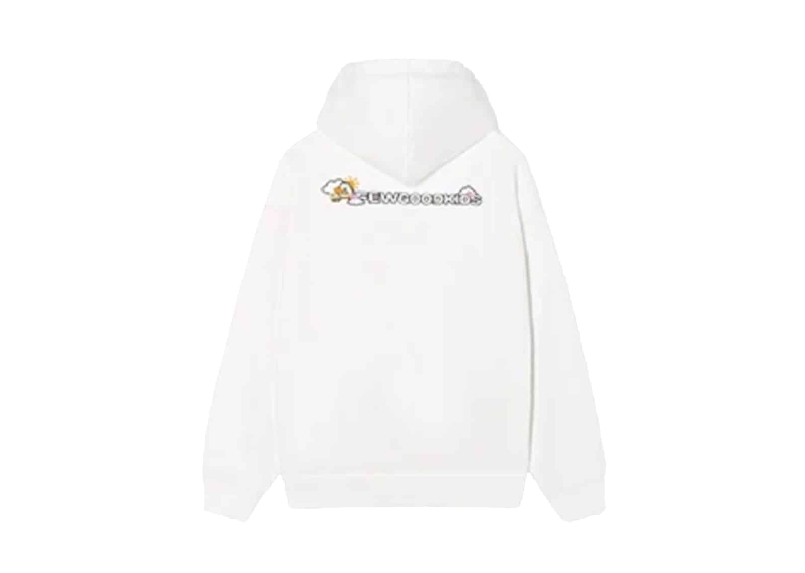 A Few Good Kids Grass A Logo Zip Hoodie White