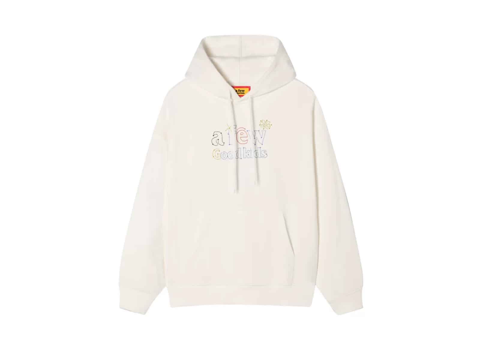 A Few Good Kids Neon Diamond Logo Hoodie White