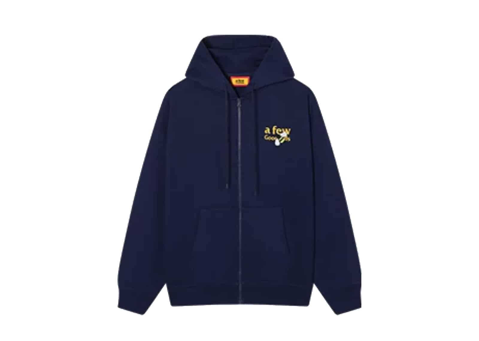 A Few Good Kids Bee Logo Zip Up Hoodie Navy