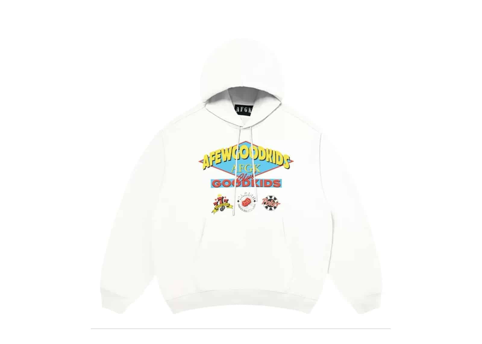 A Few Good Kids Casino Hoodie White