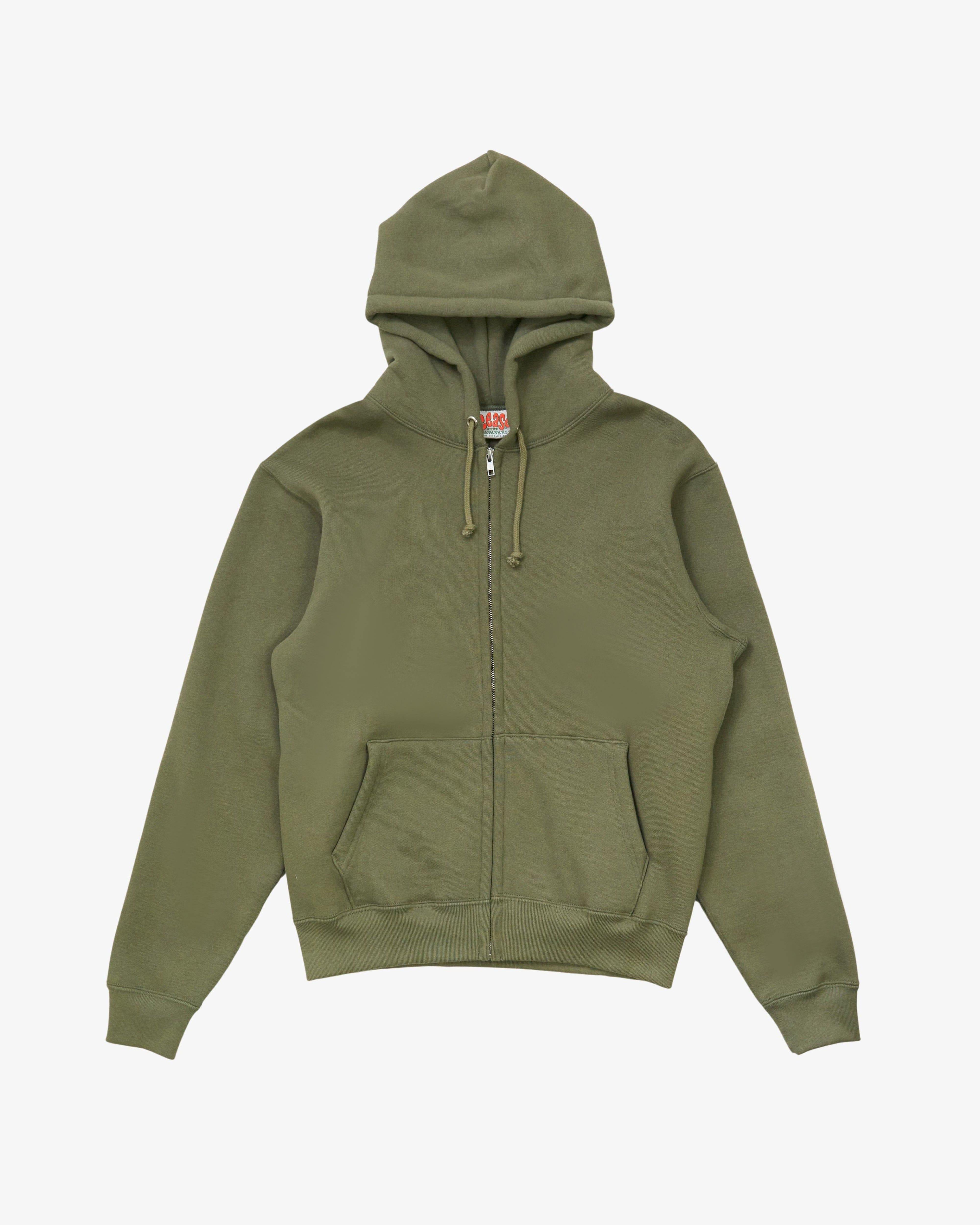 CEASE - Men's Standard Zip Hoodie - (Olive)