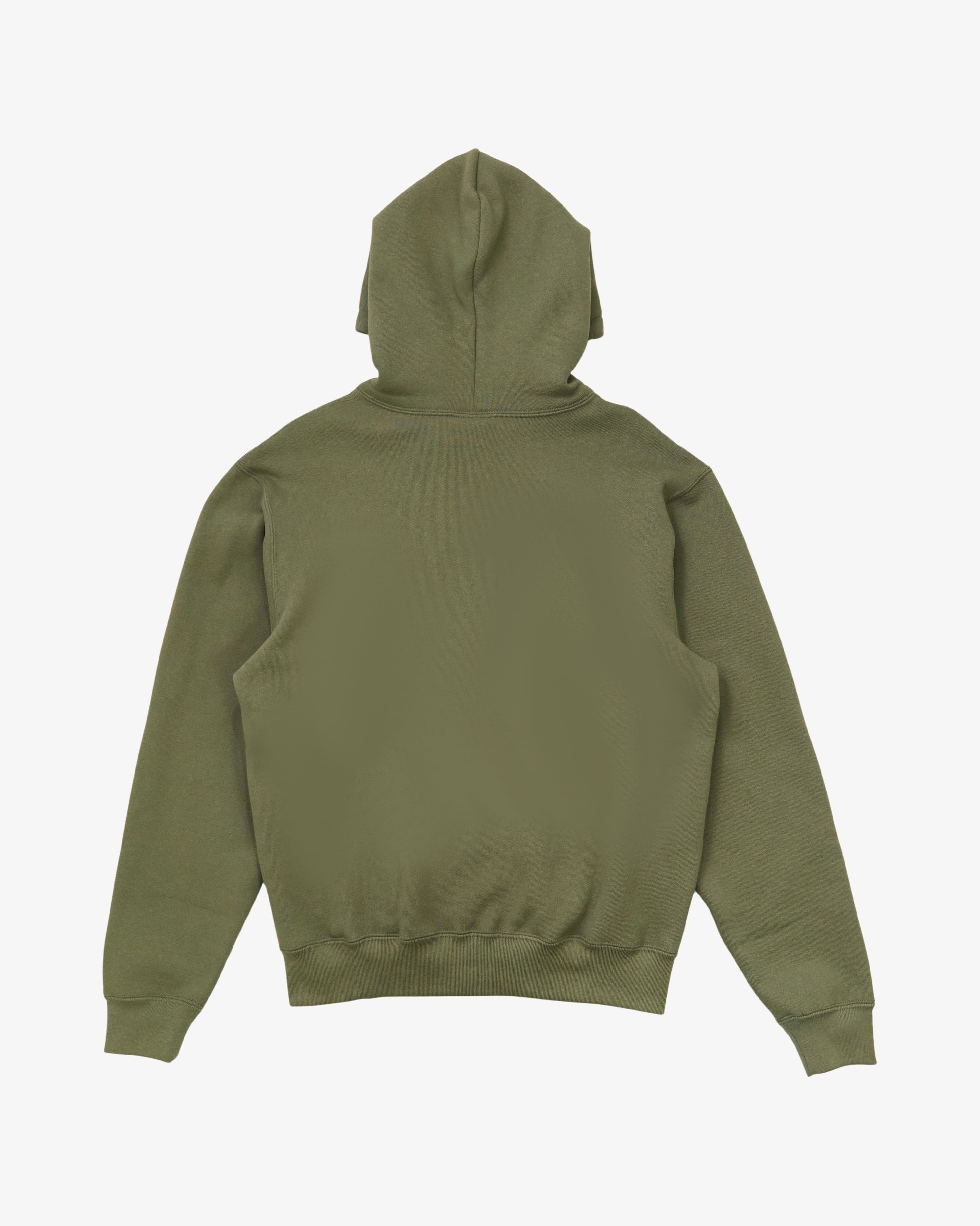 CEASE - Men's Standard Zip Hoodie - (Olive)