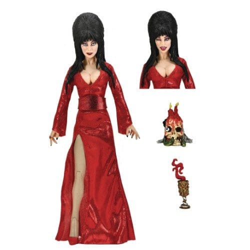 Toyshnip NECA Elvira Red, Fright & Boo 7 - Inch Clothed Action Figure