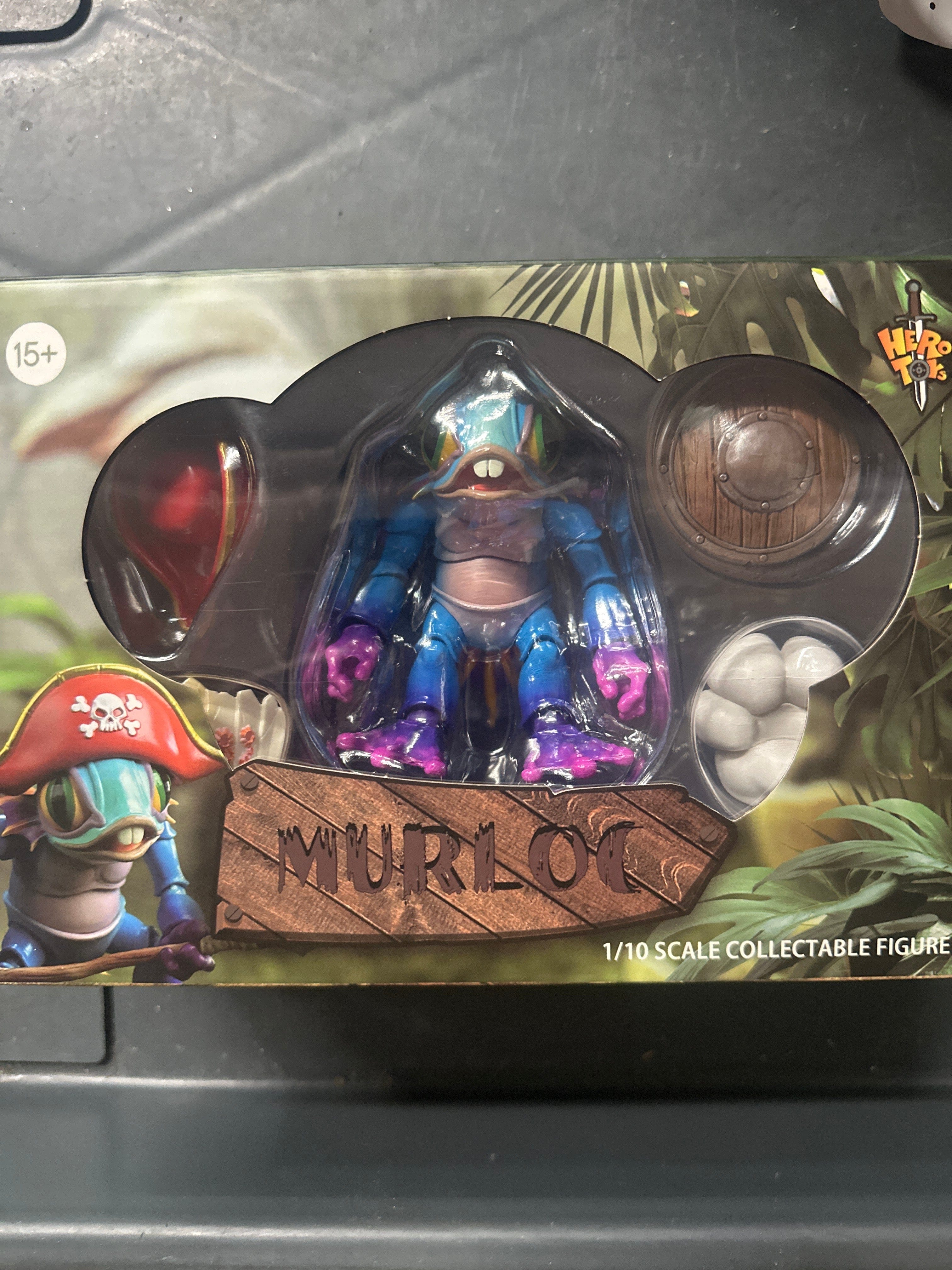 3RD PARTY Hero Toys Mety Toyz 1/10 Murloc Blue Action Figure