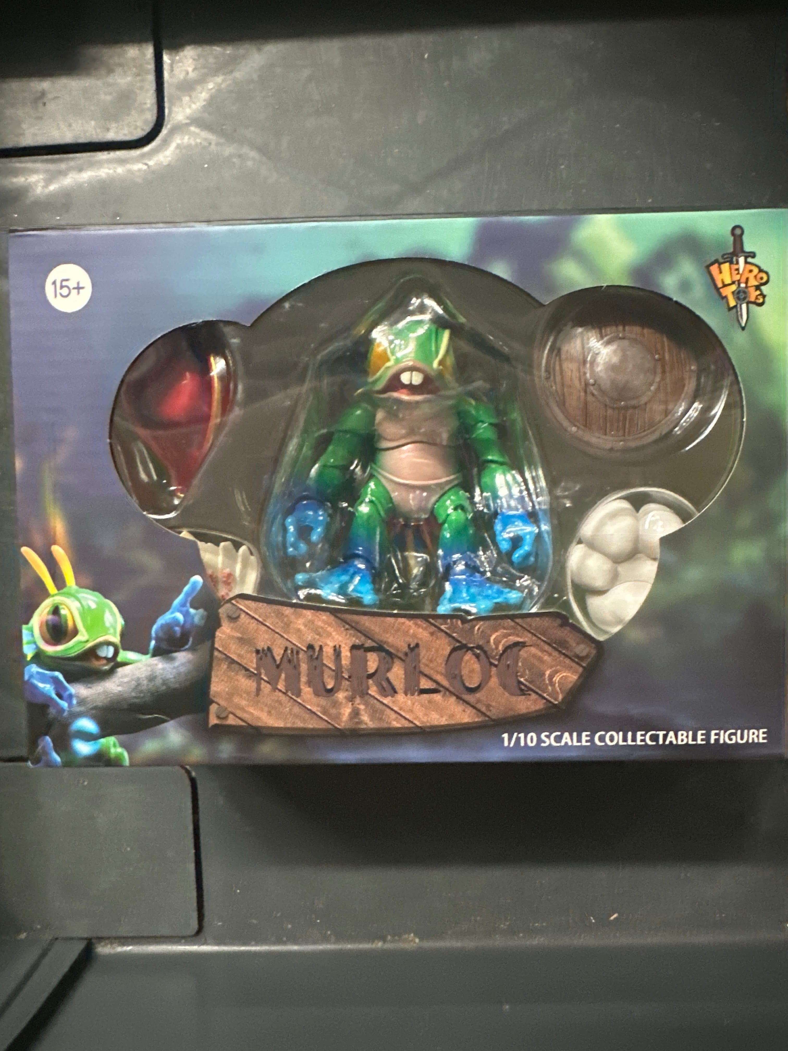 3RD PARTY Hero Toys Mety Toyz 1/10 Murloc Green Action Figure