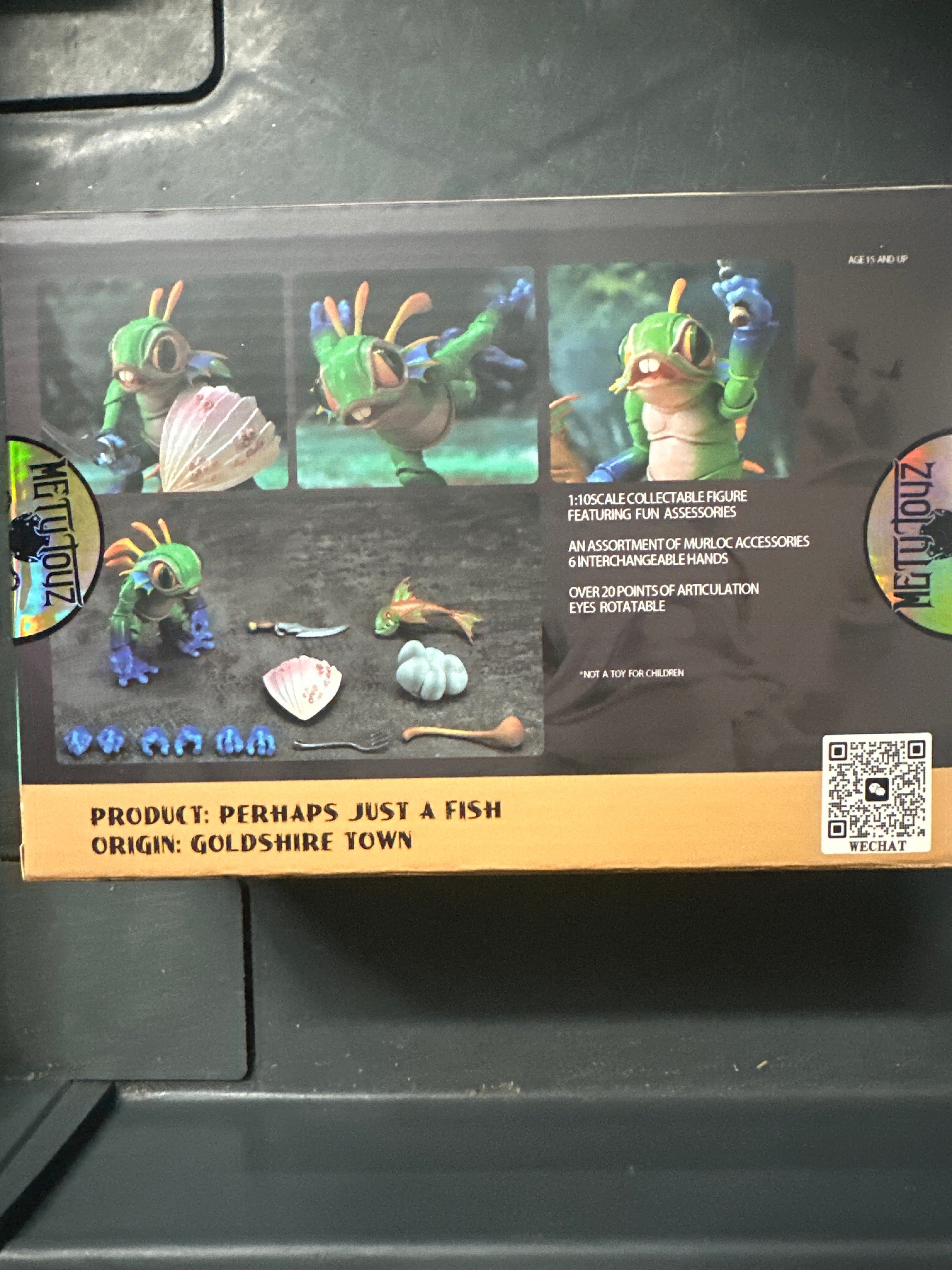 3RD PARTY Hero Toys Mety Toyz 1/10 Murloc Green Action Figure