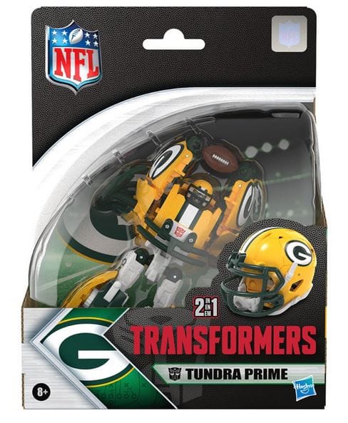 Hasbro Toys Transformers NFL Green Bay Packers Tundra Prime Action Figure
