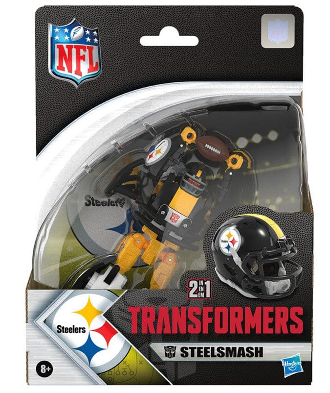 Hasbro Toys Transformers NFL Pittsburgh Steelers Steelsmash Action Figure
