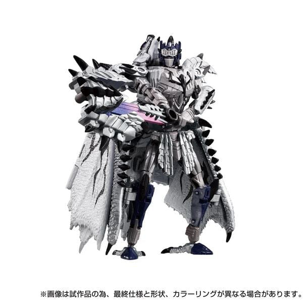 Hasbro Toys Transformers x Monster Hunter Synergenex Series Silver Rathalos Prime Action Figure