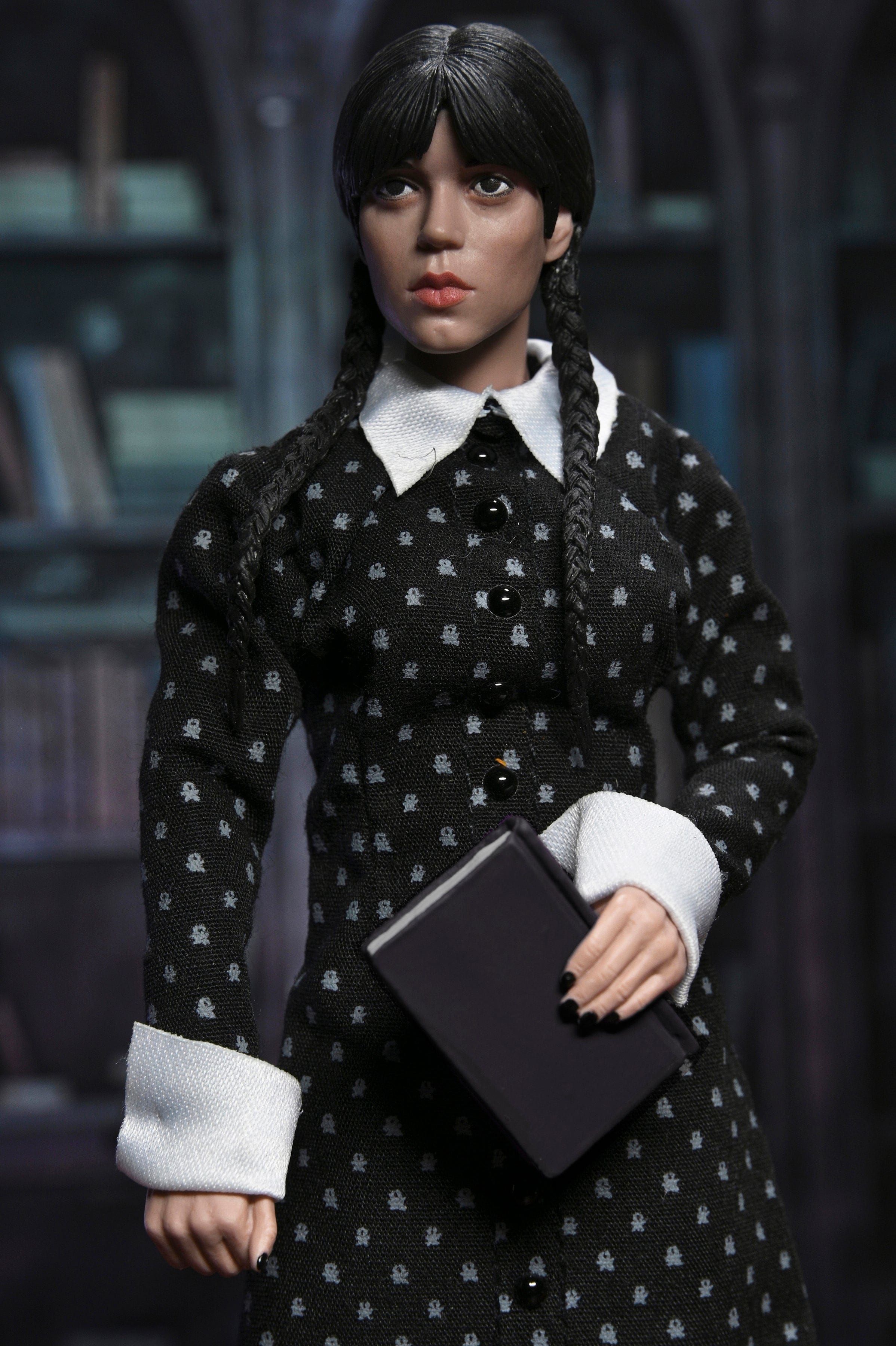 Neca Toys NECA WEDNESDAY - 8 IN CLOTHED - WEDNESDAY ADDAMS (CLASSIC DRESS) Action Figure