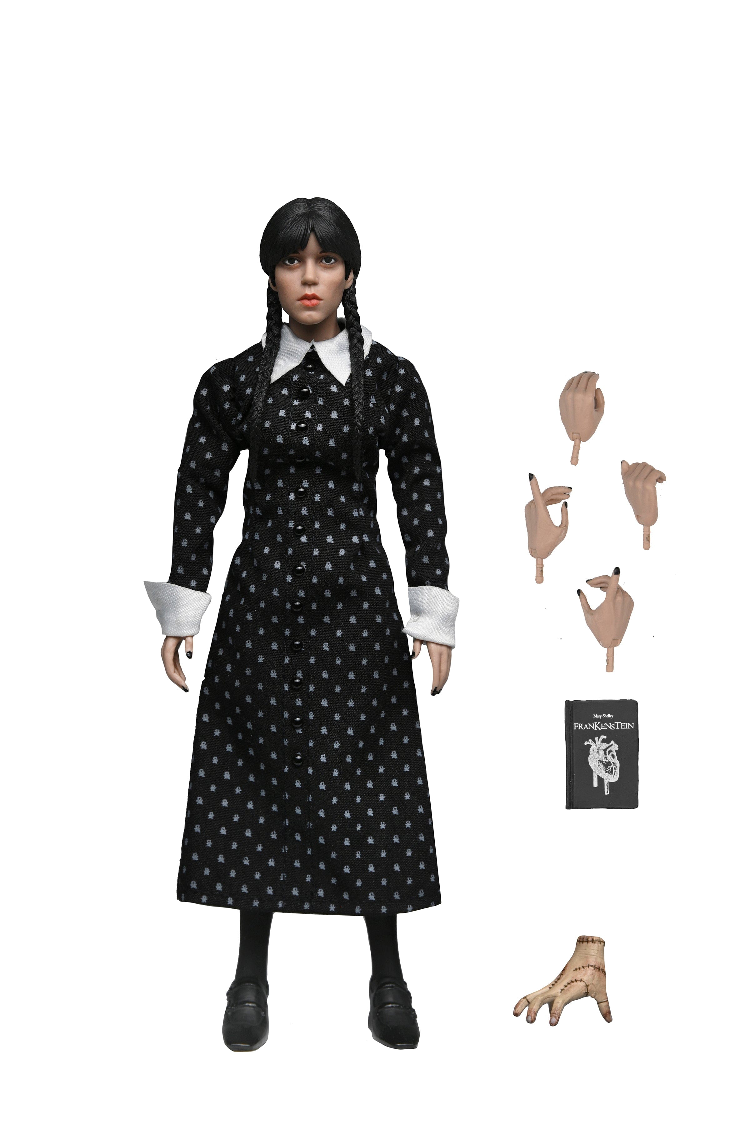 Neca Toys NECA WEDNESDAY - 8 IN CLOTHED - WEDNESDAY ADDAMS (CLASSIC DRESS) Action Figure