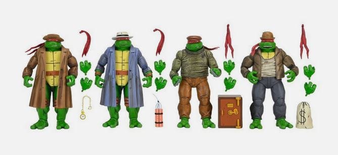 Neca Toys NECA Teenage Mutant Ninja Turtles (Eastman and Laird's) Gangster Turtles Action Figure