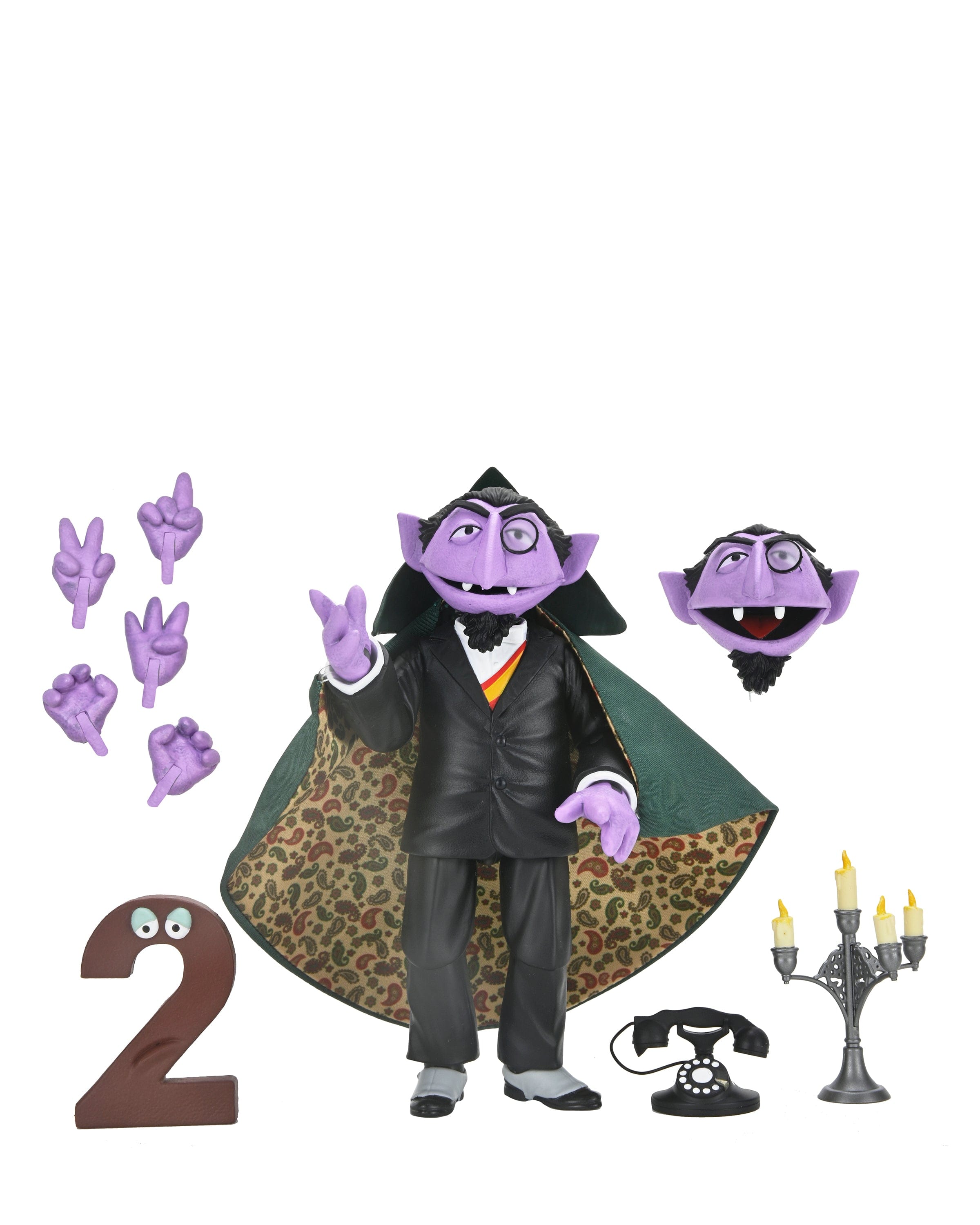 Neca Toys NECA Ultimate Sesame Street Count Von Count Action Figure