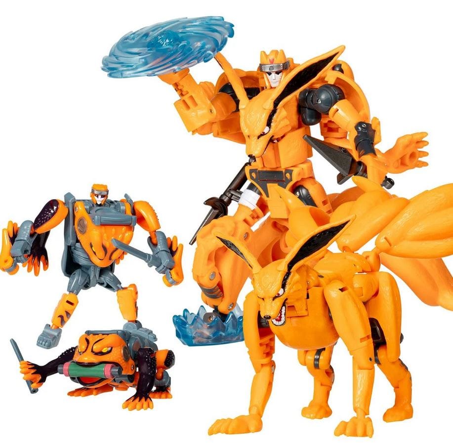 Hasbro Toys Transformers Collaborative Naruto Shippuden Kurama & Gamakichi Action Figure