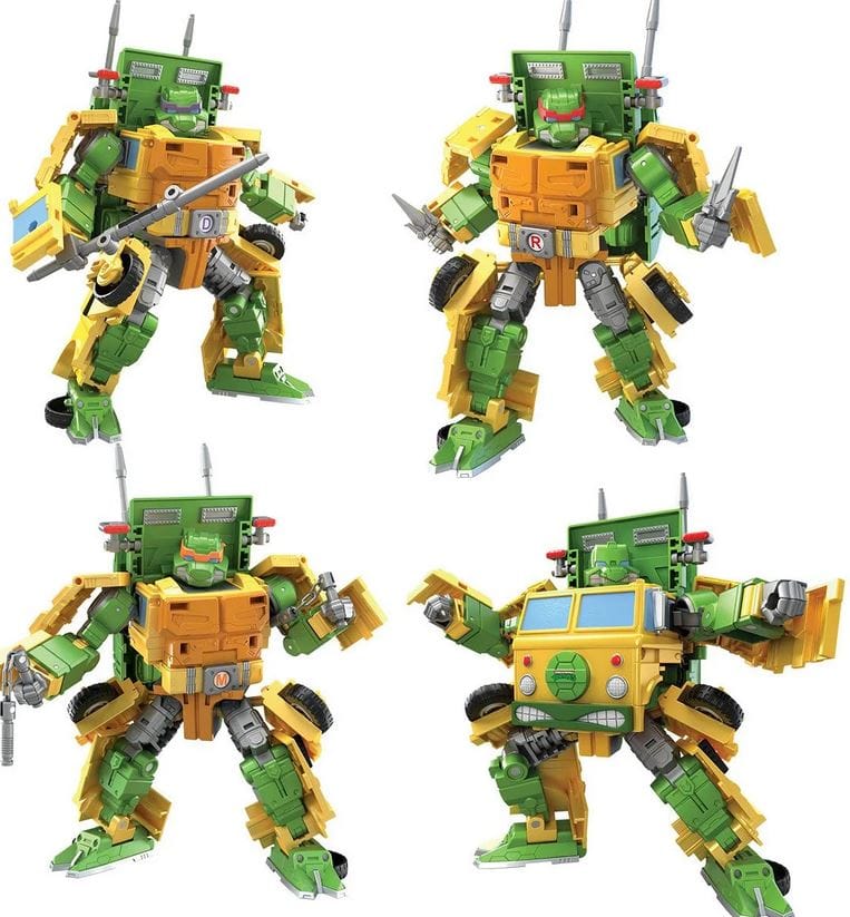 Hasbro Toys Transformers x Teenage Mutant Ninja Turtles Party Wallop Exclusive Action Figure
