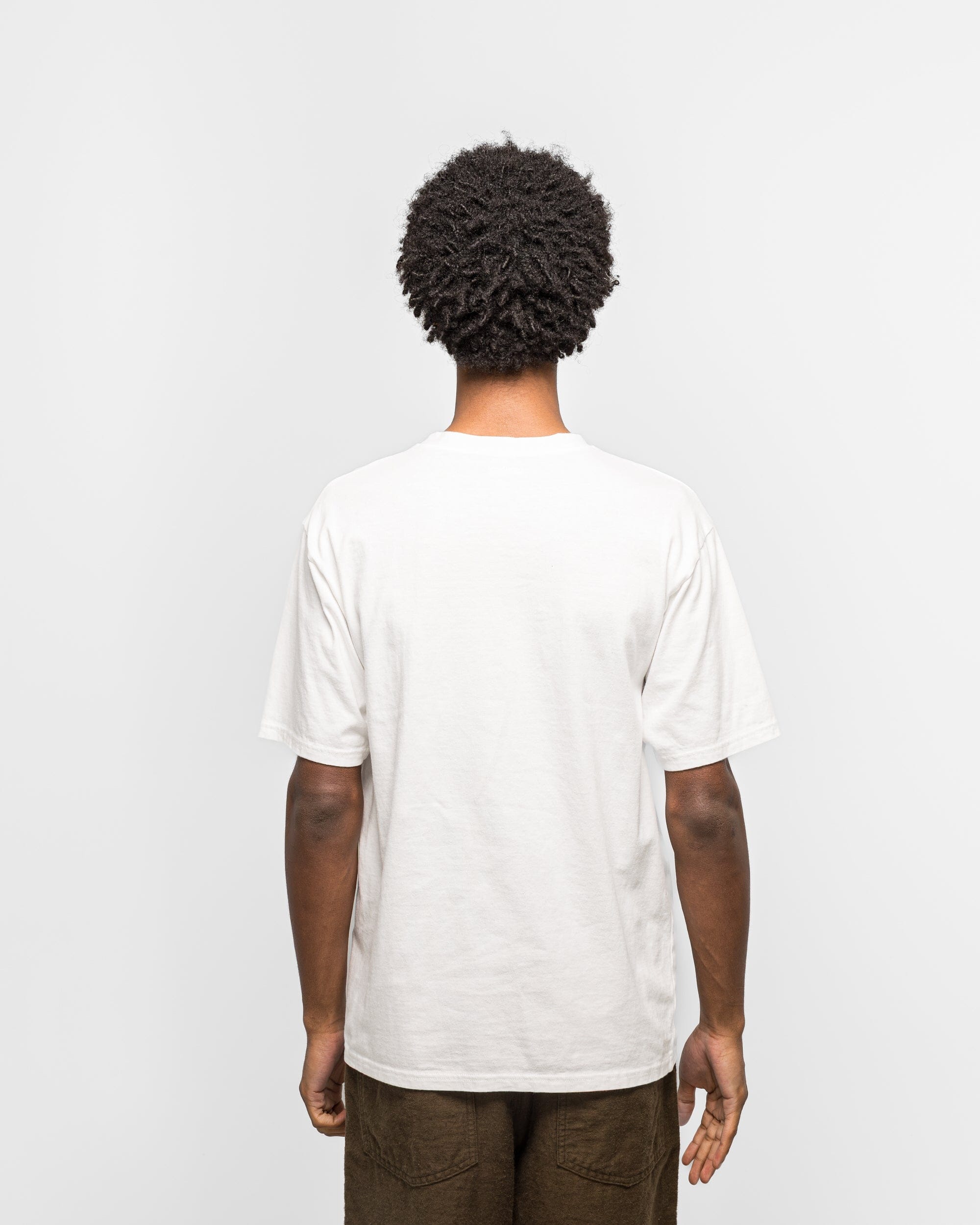 Kapital 20/ - Jersey Crew T (Two Trouts PECKISH RAINBOWY) - White