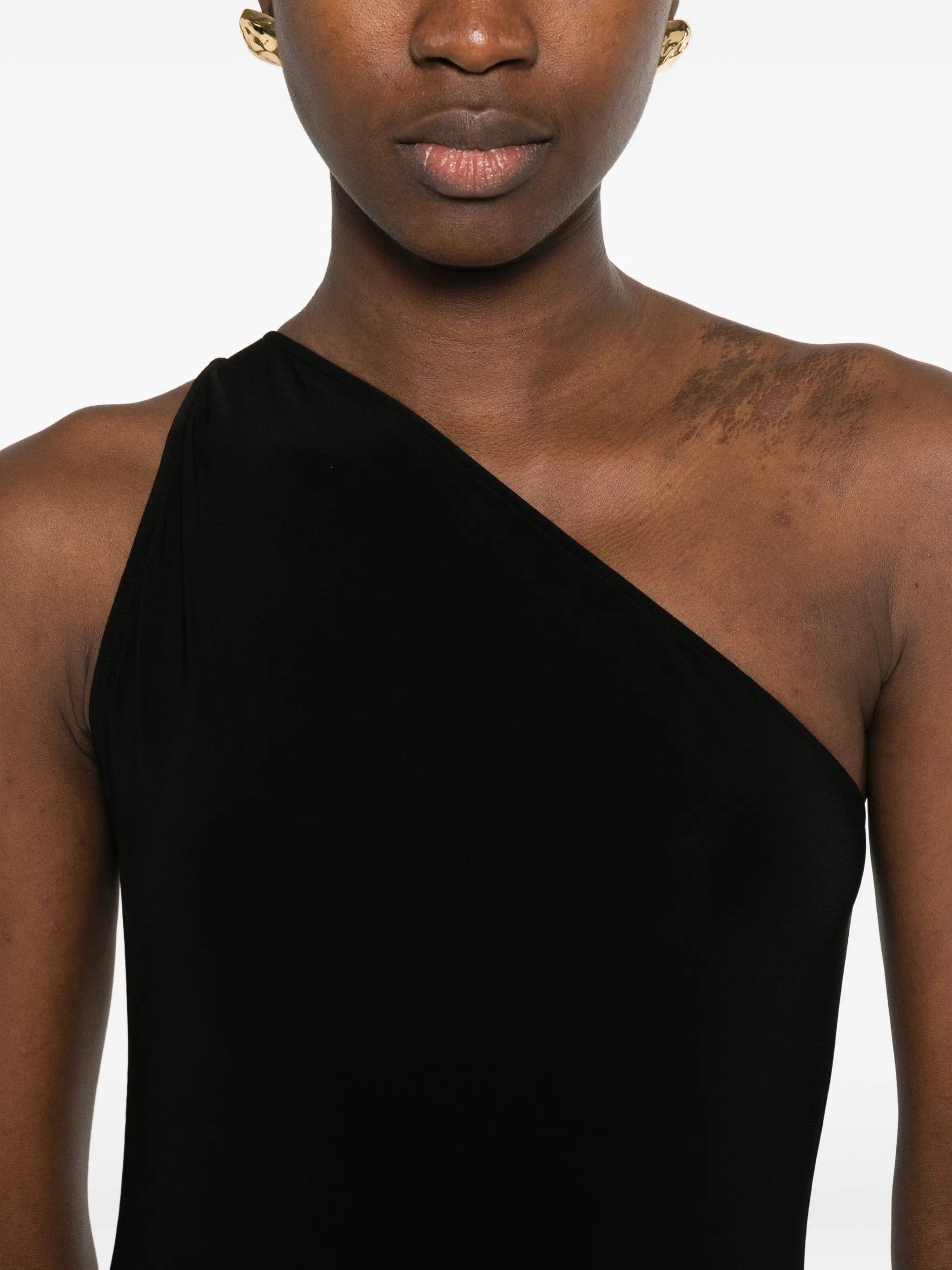 Norma Kamali one - shoulder mini dress