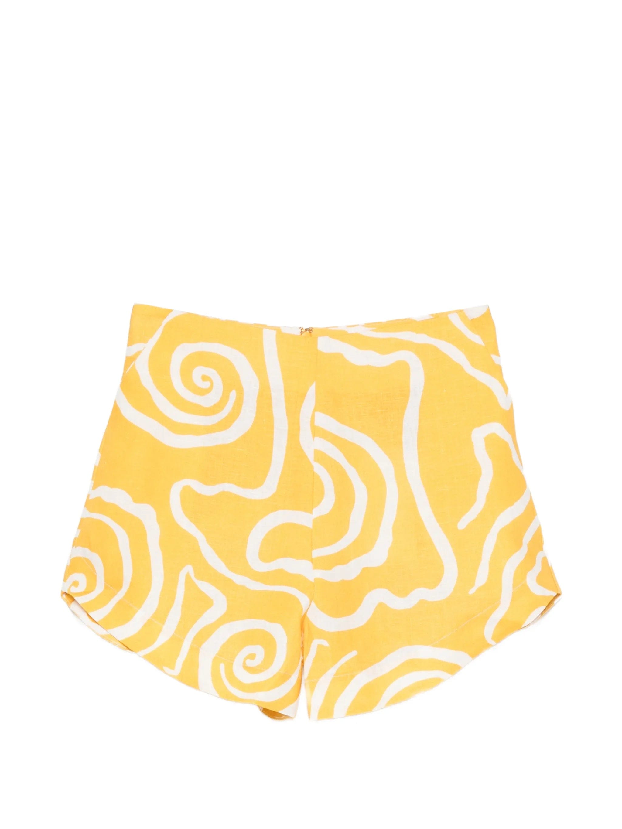 Cala de la Cruz Bahamas abstract - print shorts