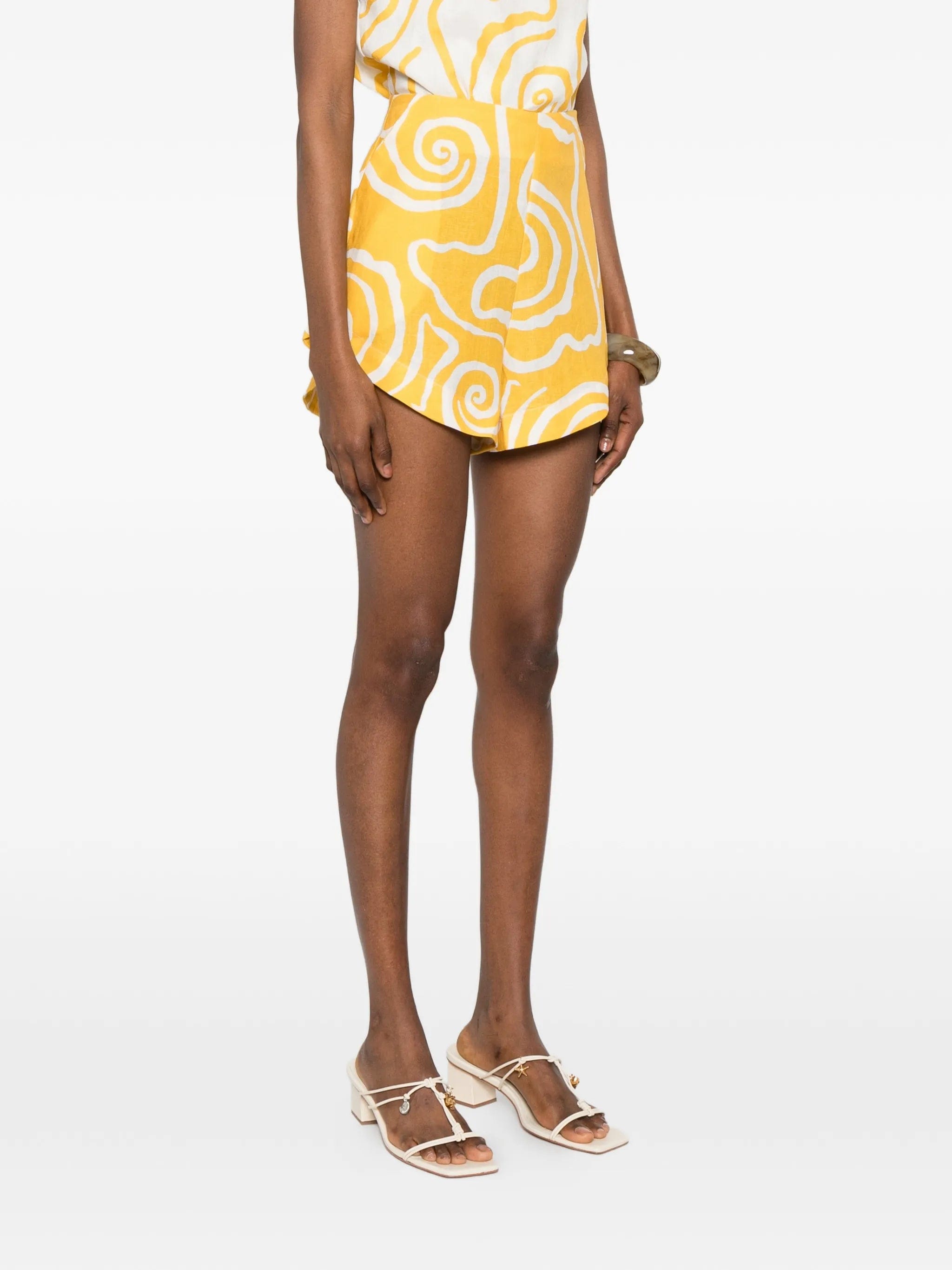 Cala de la Cruz Bahamas abstract - print shorts
