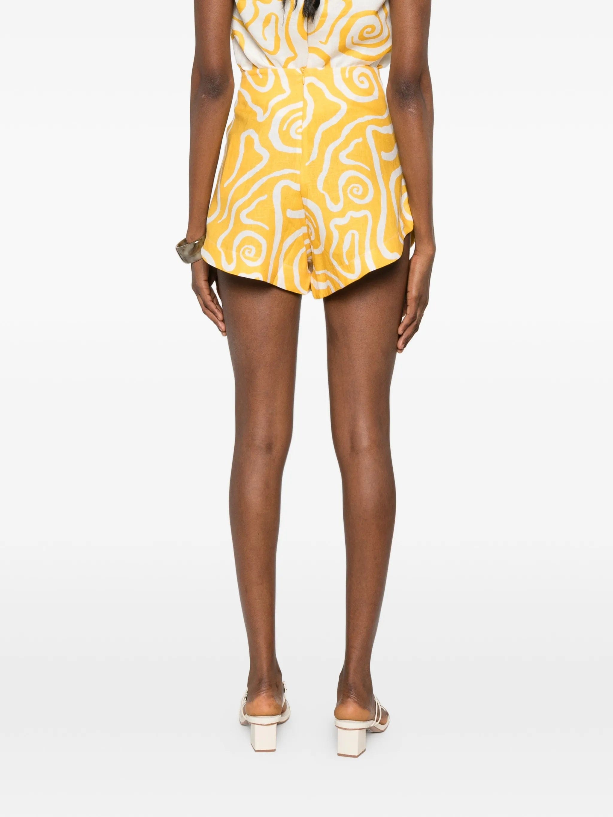 Cala de la Cruz Bahamas abstract - print shorts