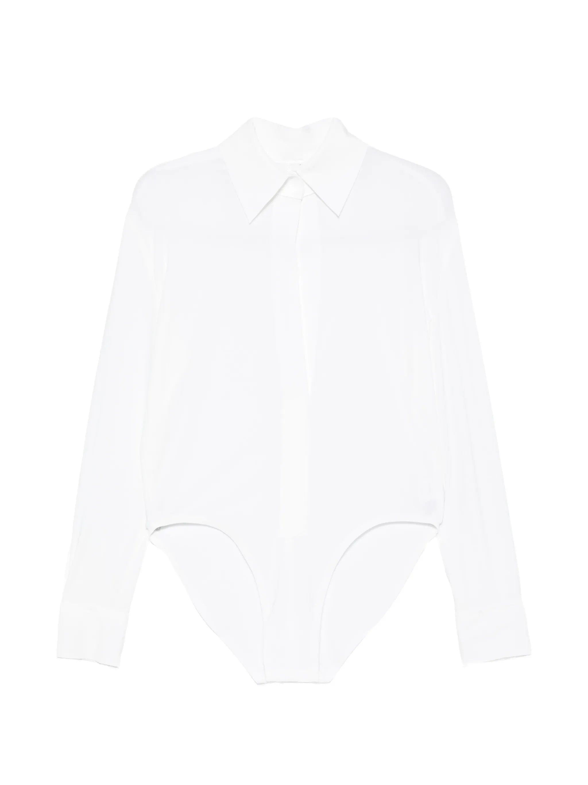 Norma Kamali shirt - collar bodysuit