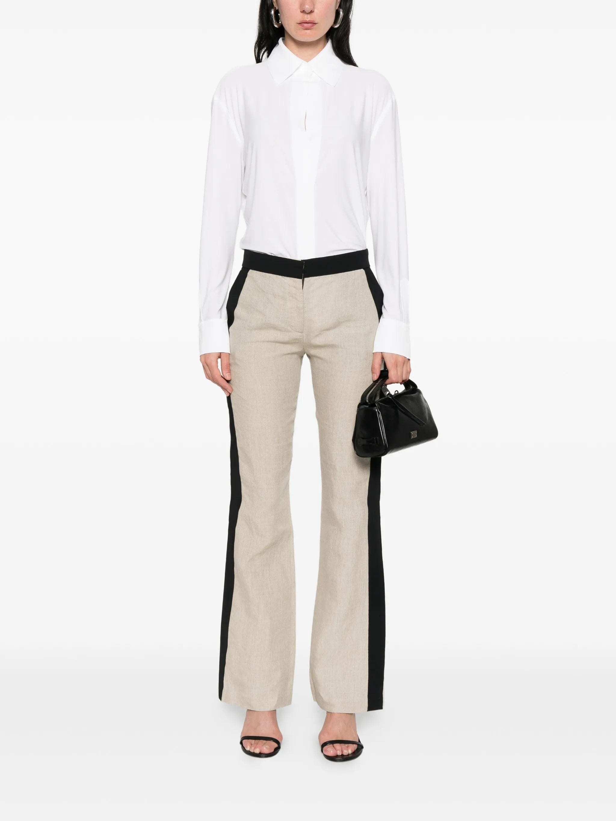 Norma Kamali shirt - collar bodysuit