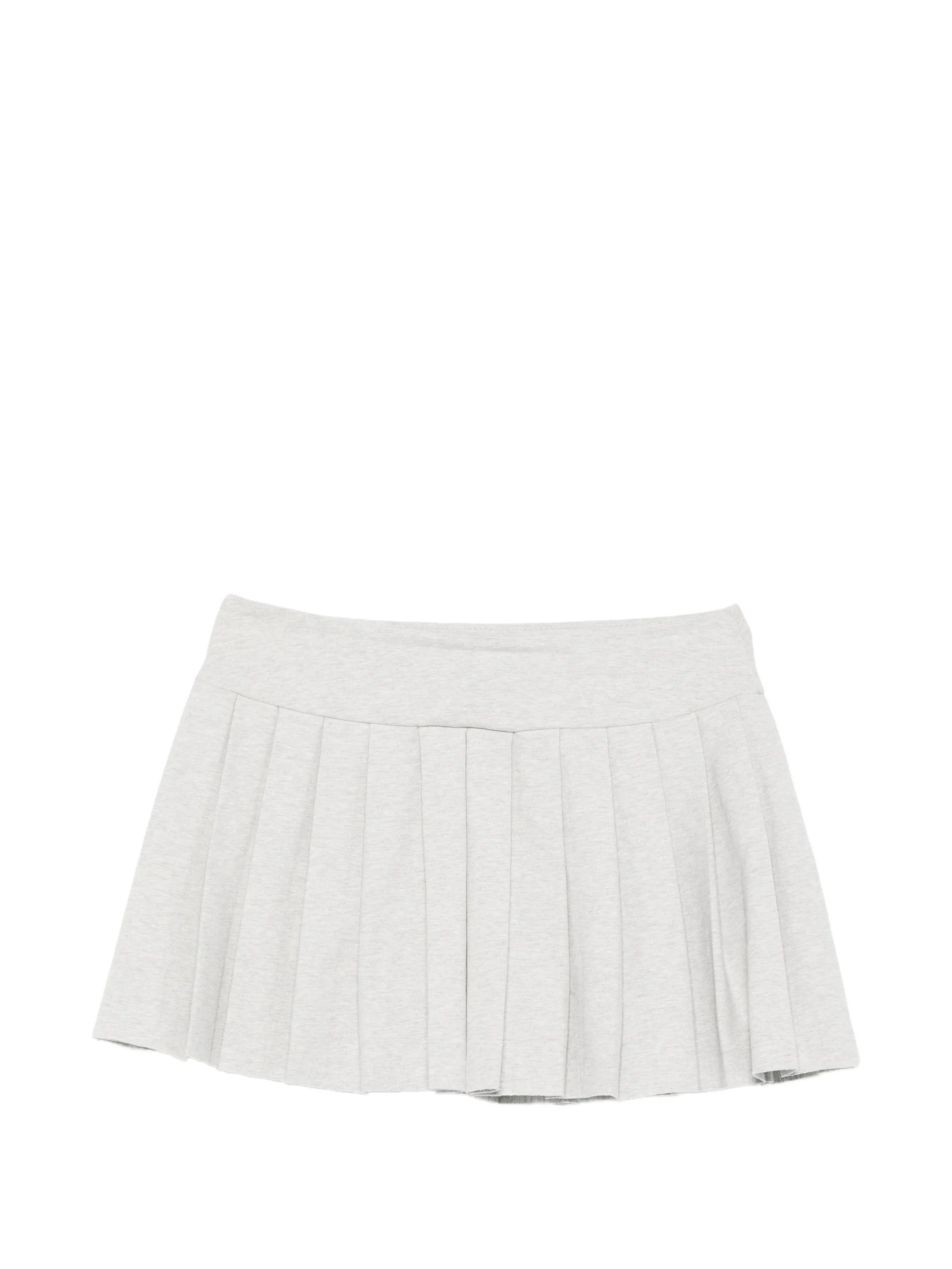 Norma Kamali pleated pickleball mini skirt