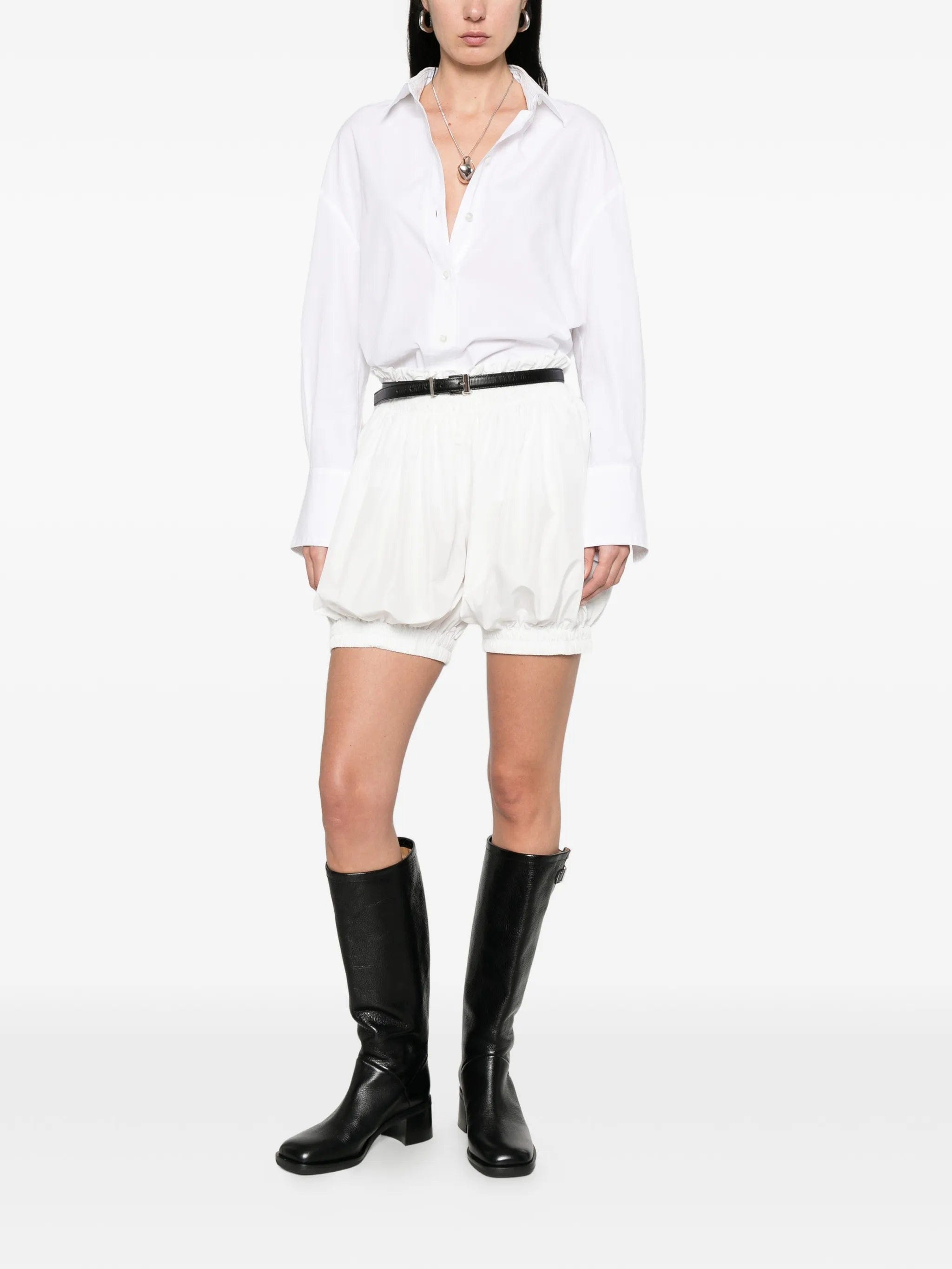 Norma Kamali Peasant Puff shorts