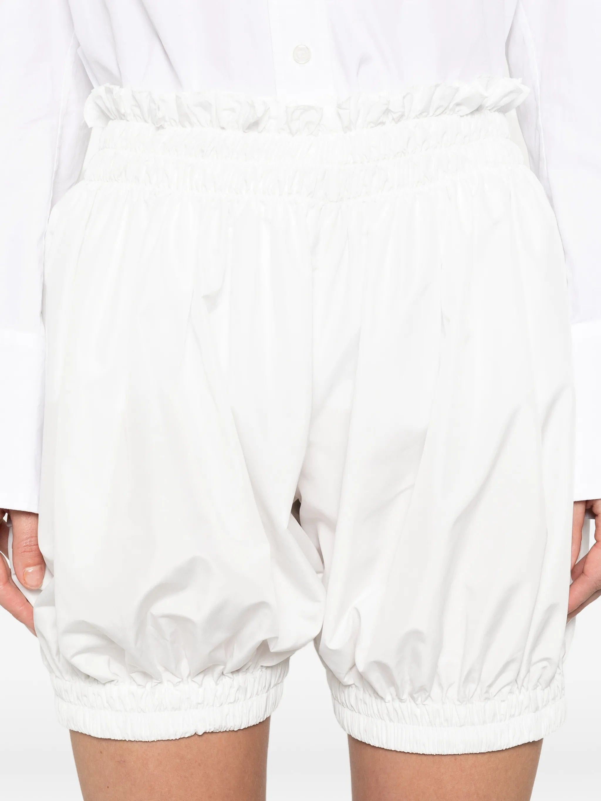 Norma Kamali Peasant Puff shorts