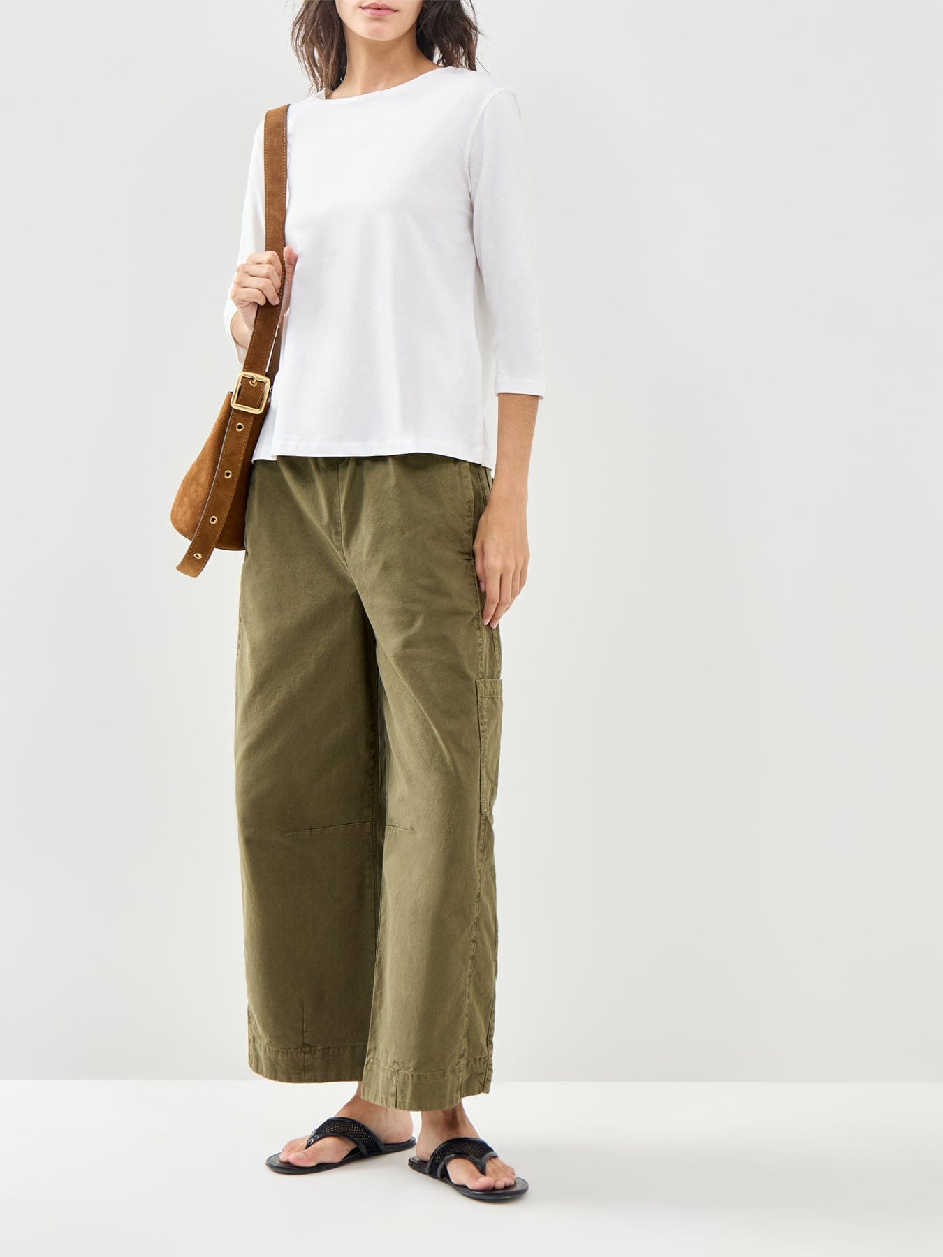Weekend Max Mara Multia Long Sleeve T - Shirt White