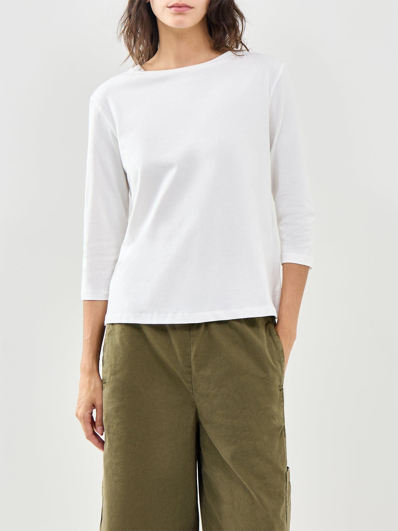 Weekend Max Mara Multia Long Sleeve T - Shirt White