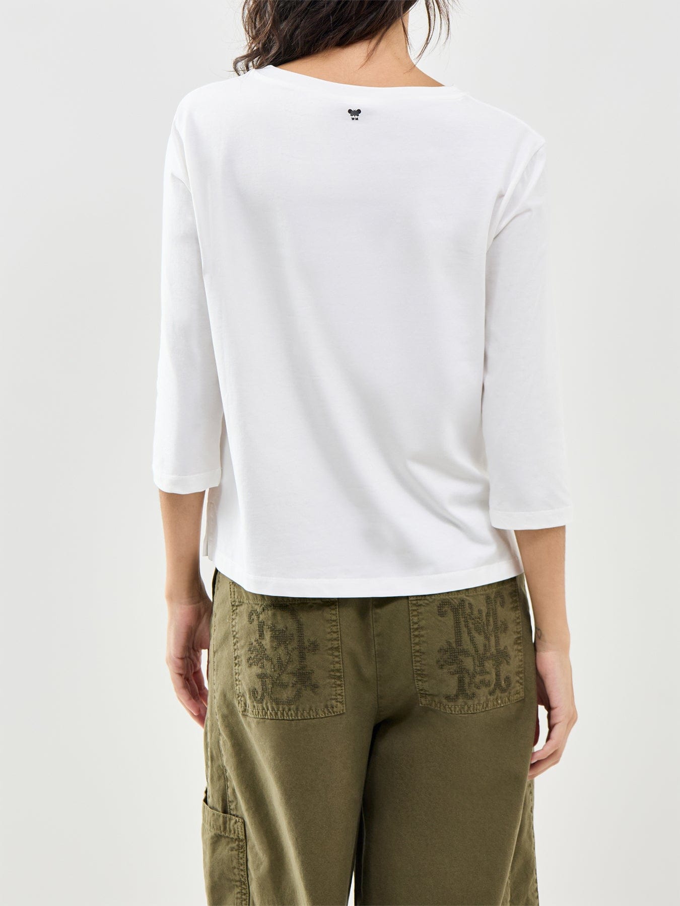 Weekend Max Mara Multia Long Sleeve T - Shirt White