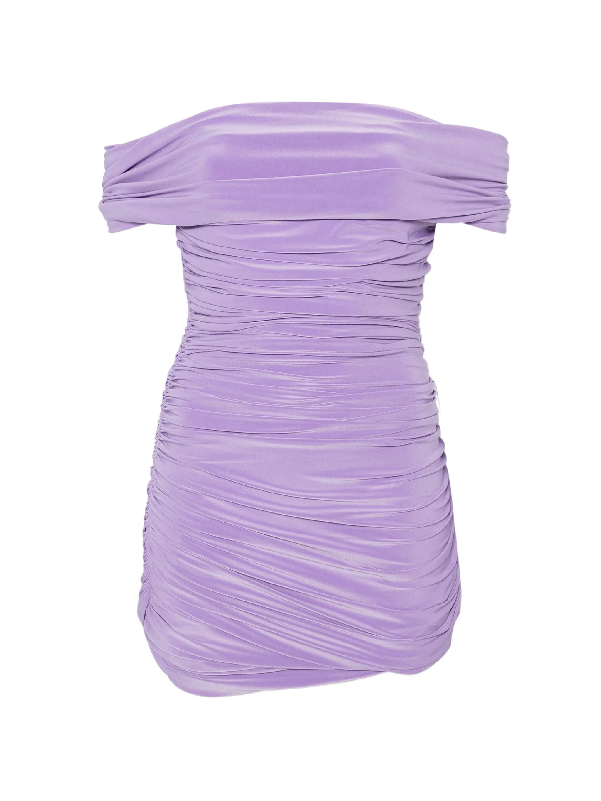 Norma Kamali ruched mini dress