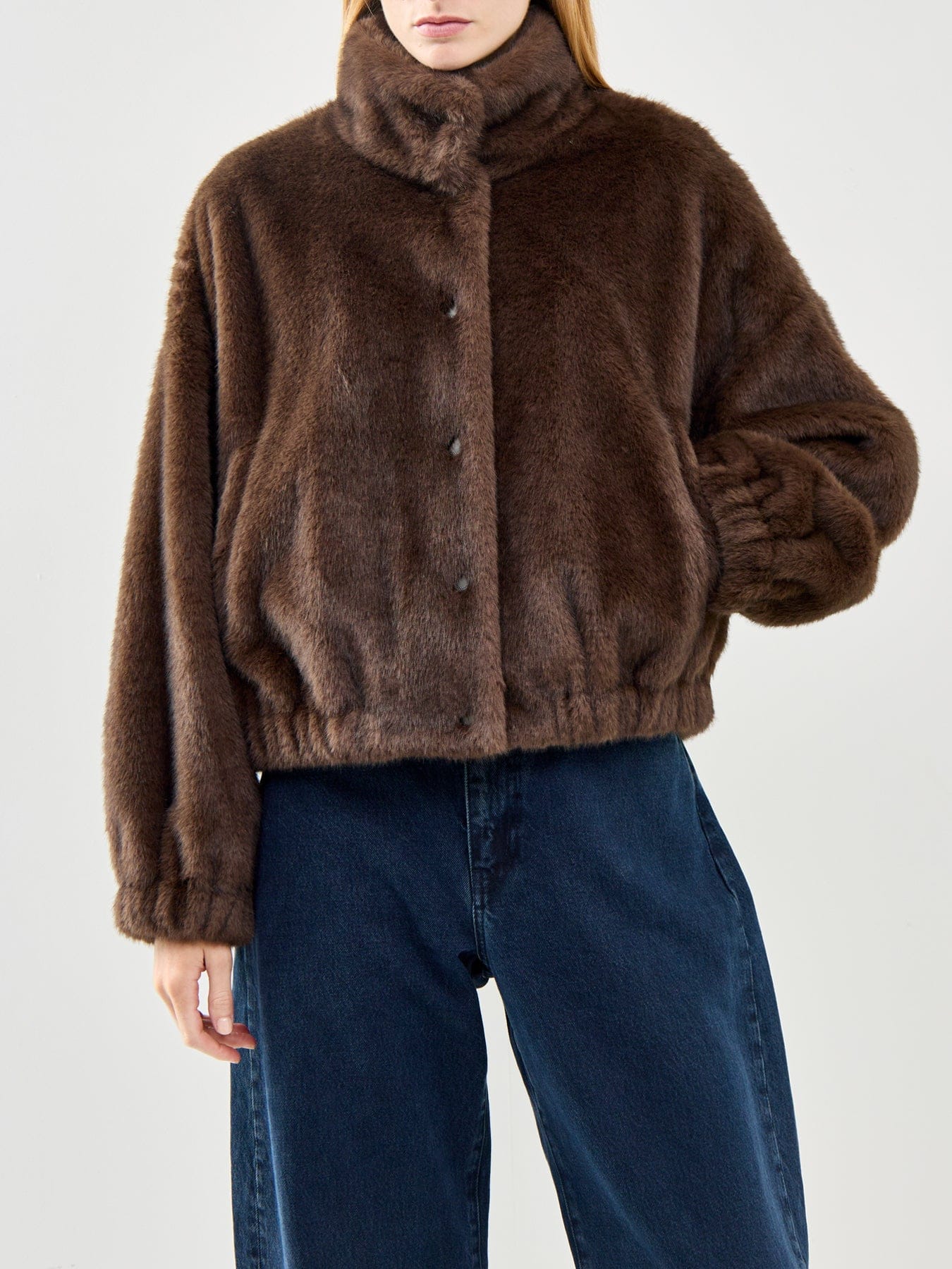 Weekend Max Mara Anemone Short Coat Brown