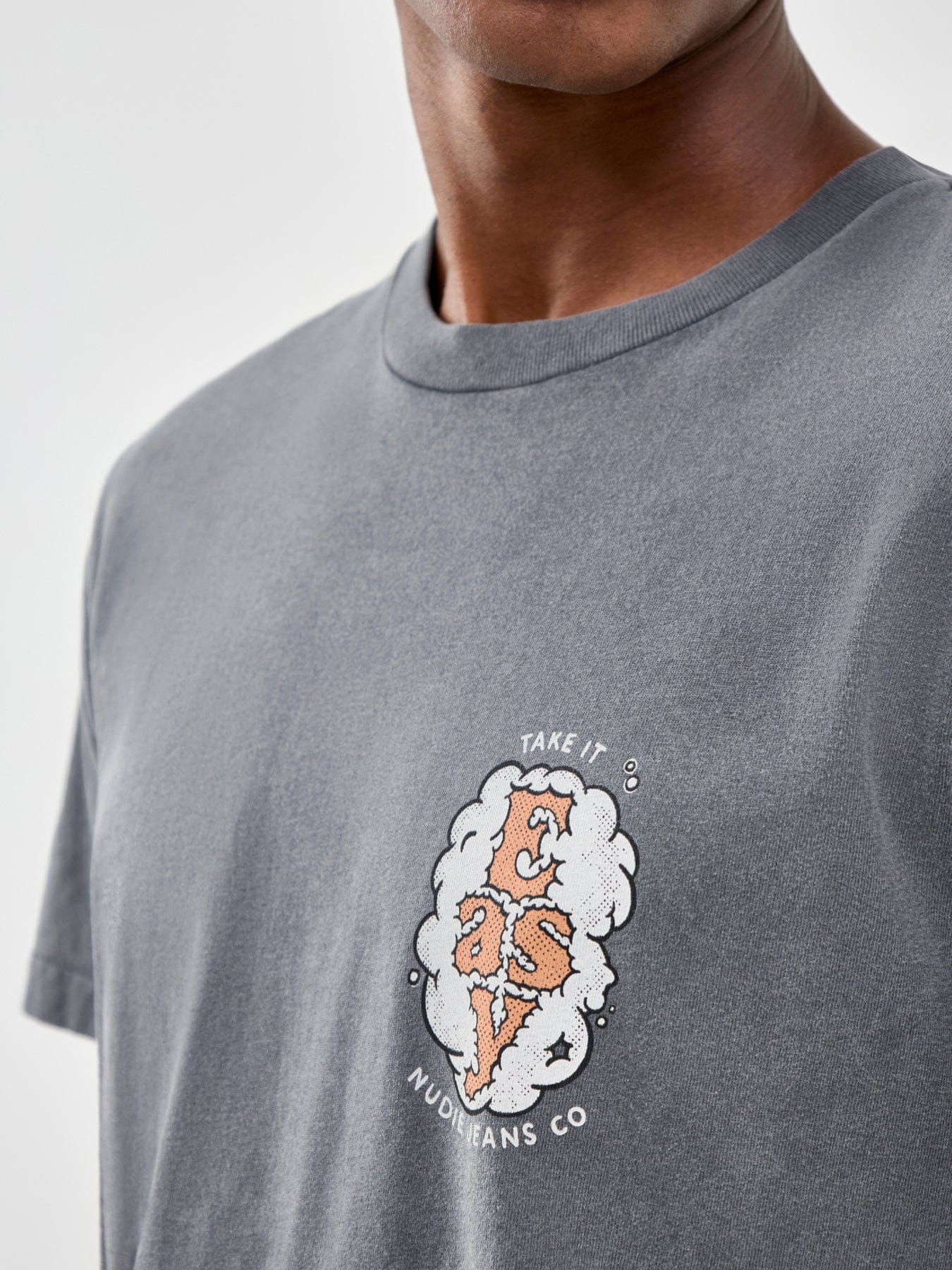 Nudie Jeans Roy T - Shirt Grey